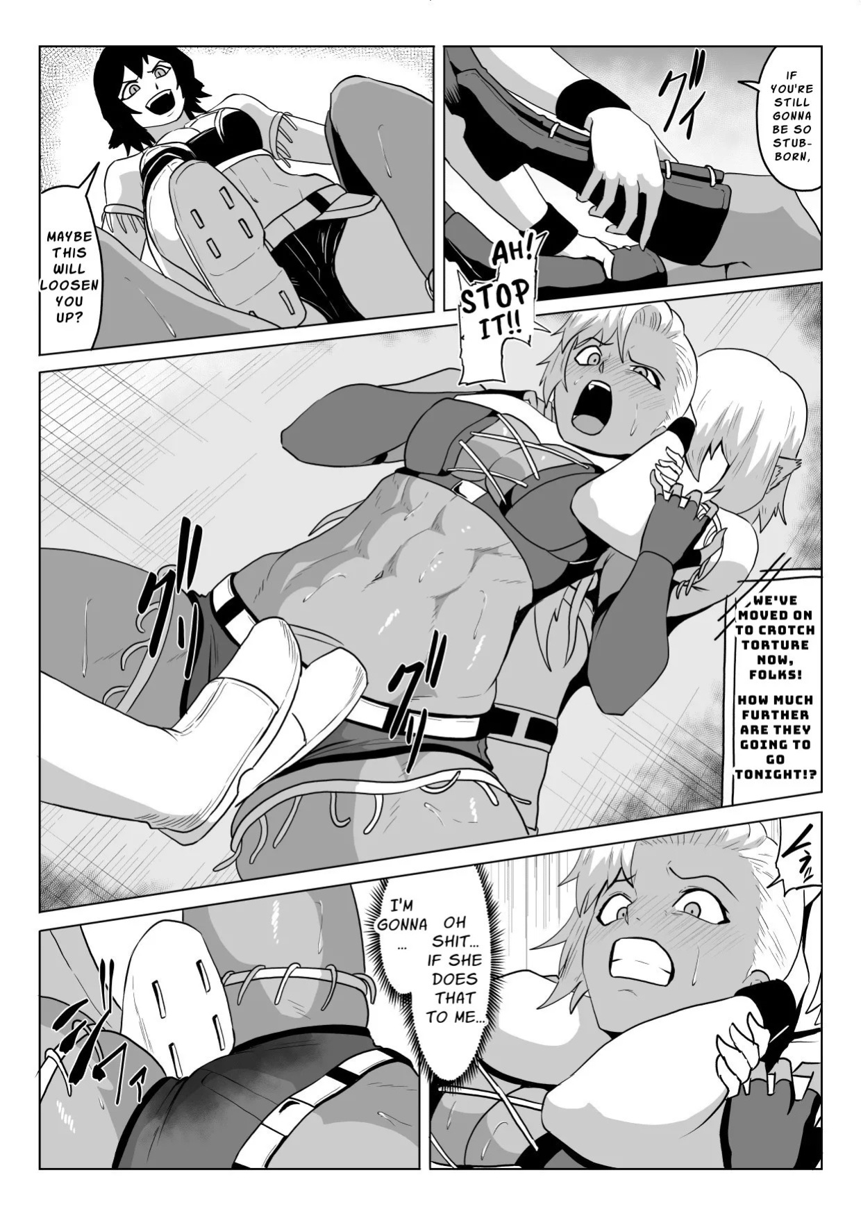 [Haru Tanuki-ya] Golden Wolf Luna Kutsujoku ProWres 1 | Golden Wolf Luna: Humiliating Pro Wresting 1 [English] [ApricotJam]