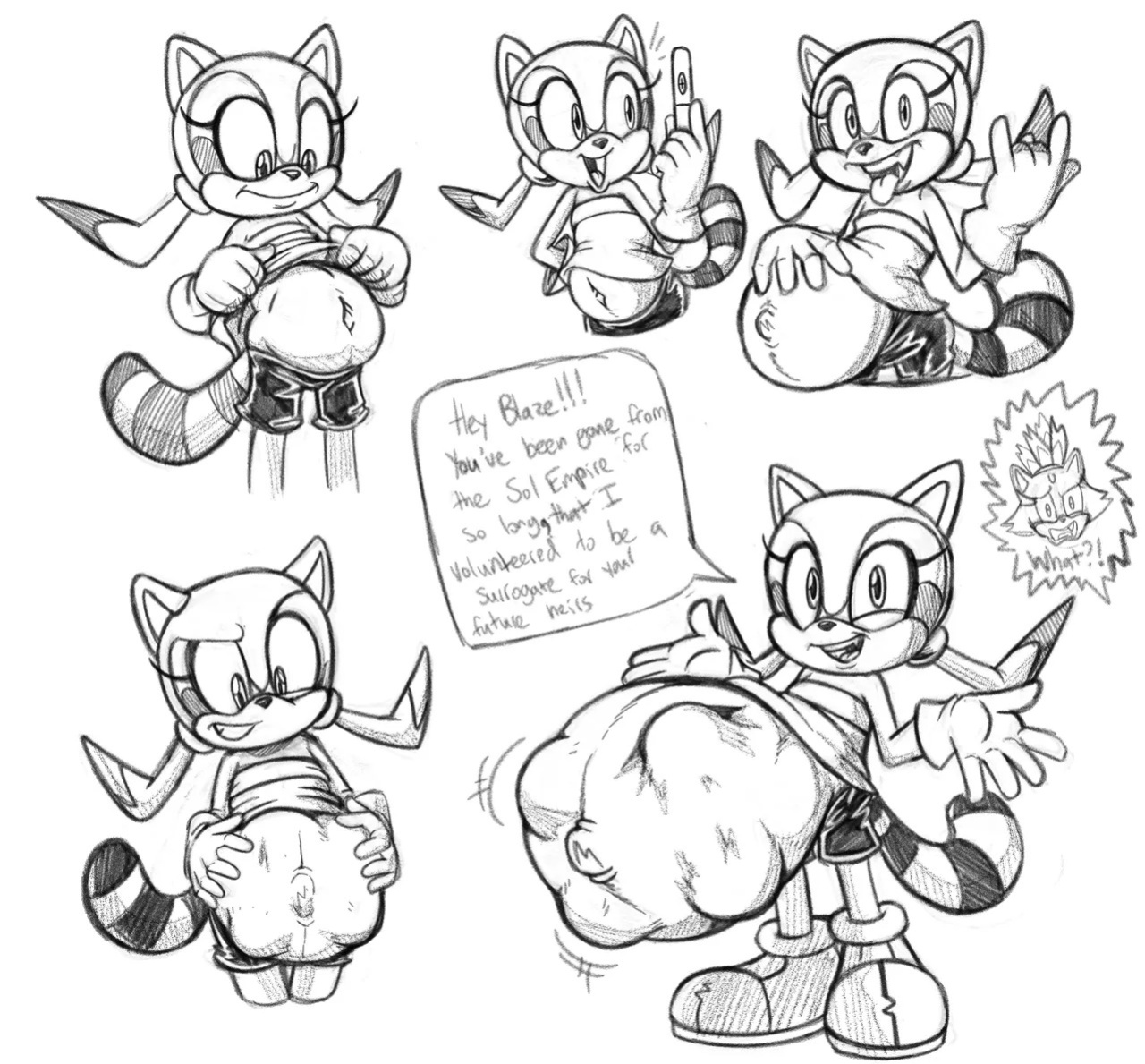 [KillBoo (Killian Booze)] Preg Marine Sketches