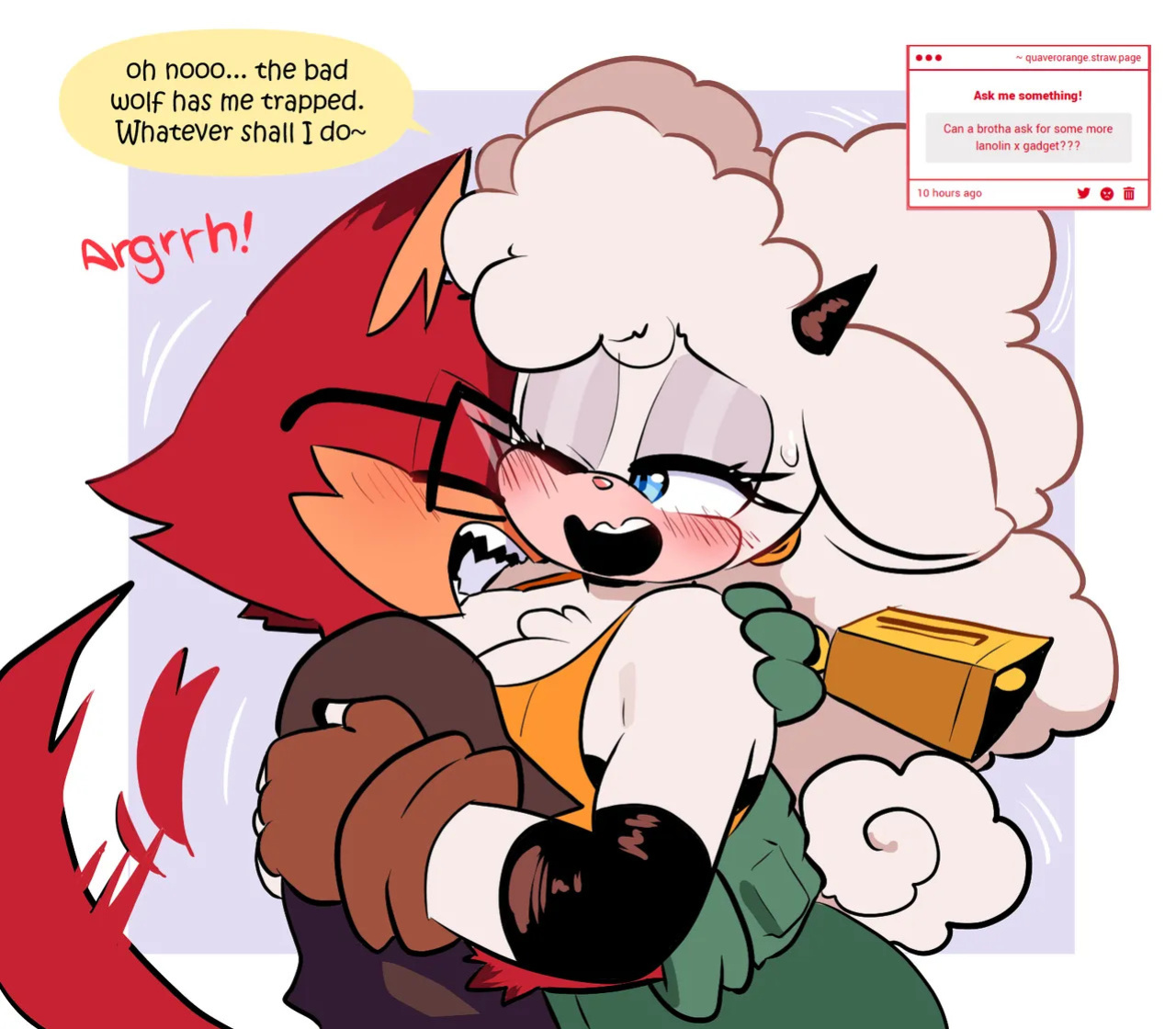 [QuaverDraws (QuaverNSFW)] Gadget x Lanolin