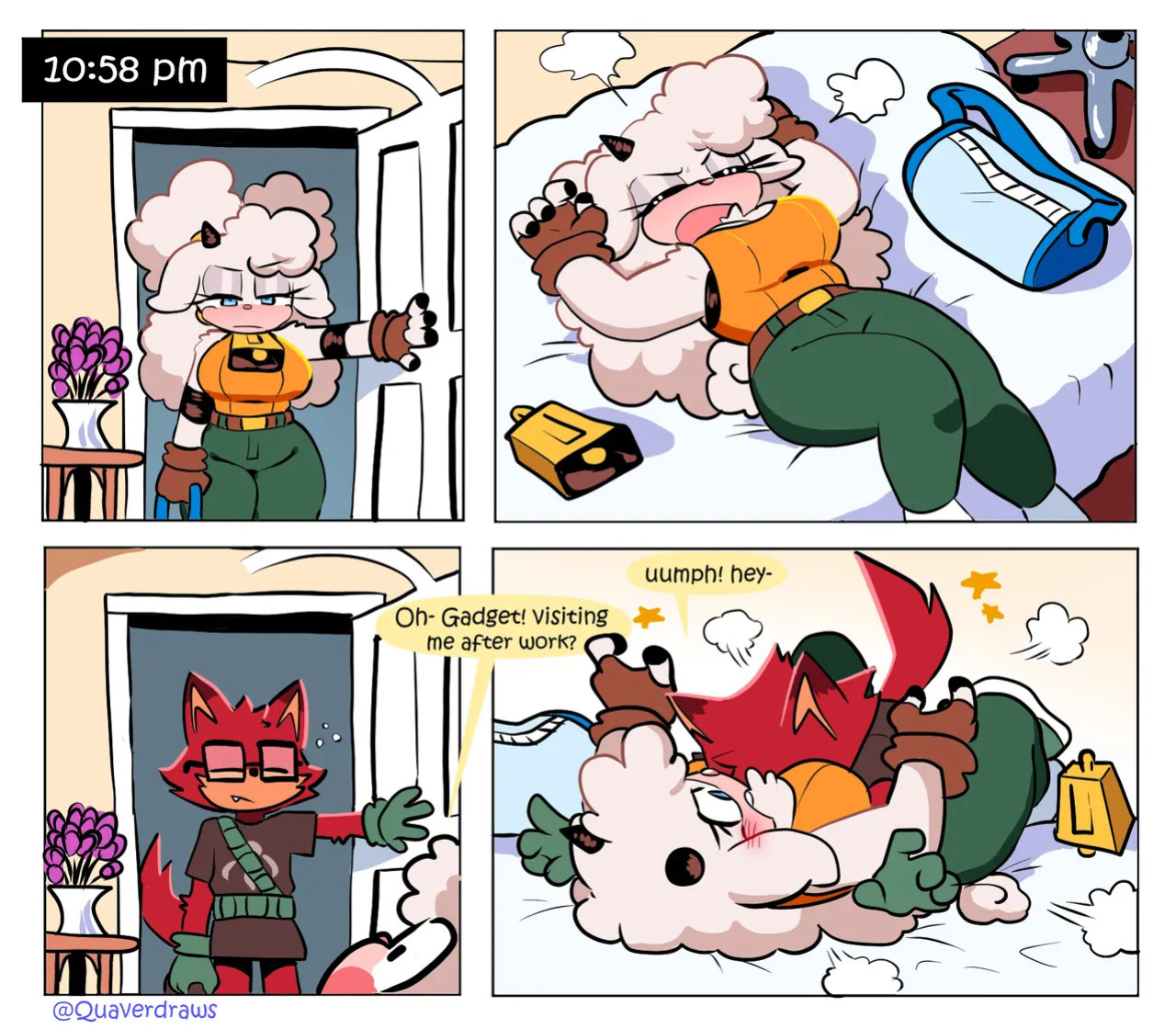 [QuaverDraws (QuaverNSFW)] Gadget x Lanolin