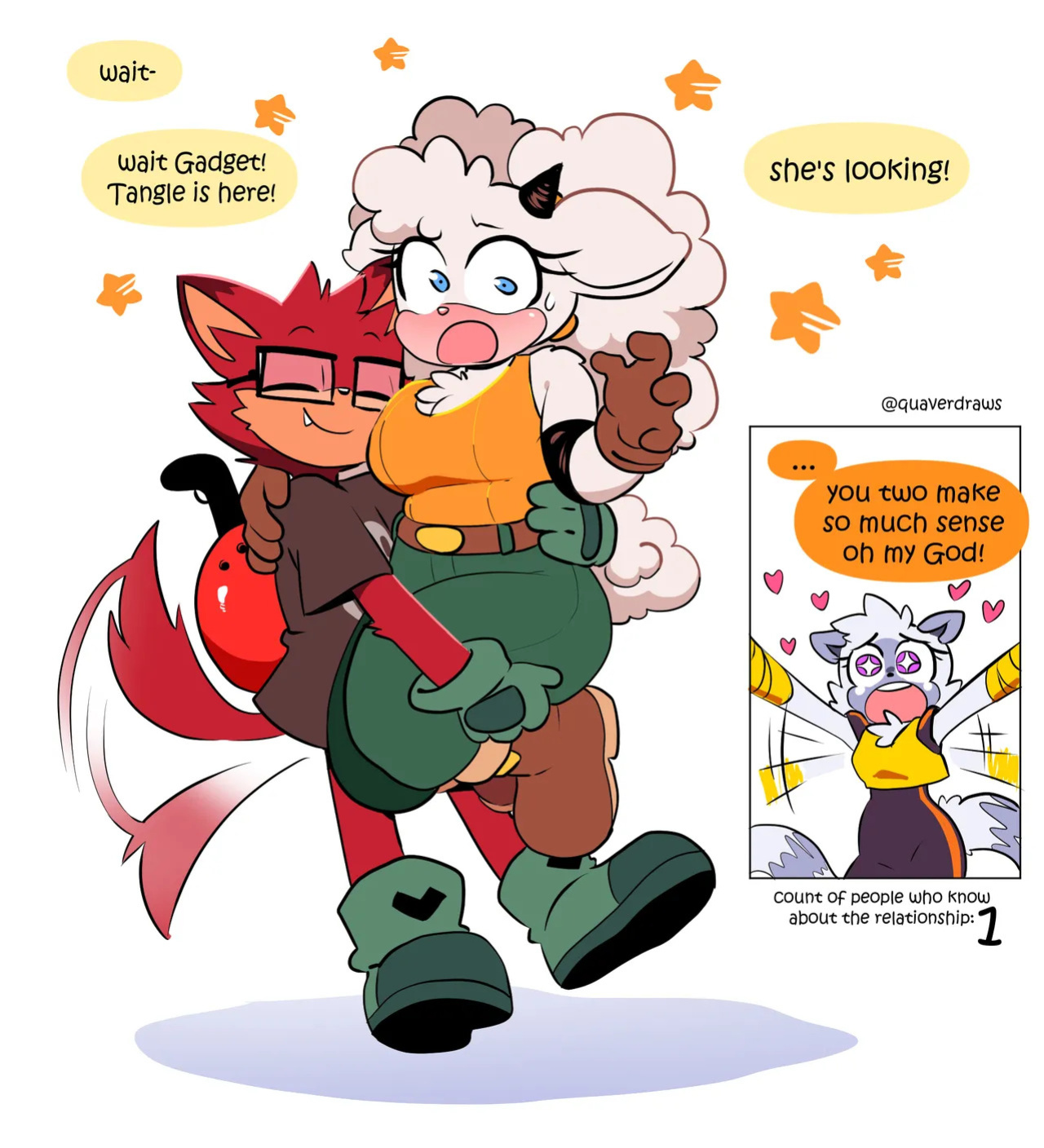 [QuaverDraws (QuaverNSFW)] Gadget x Lanolin