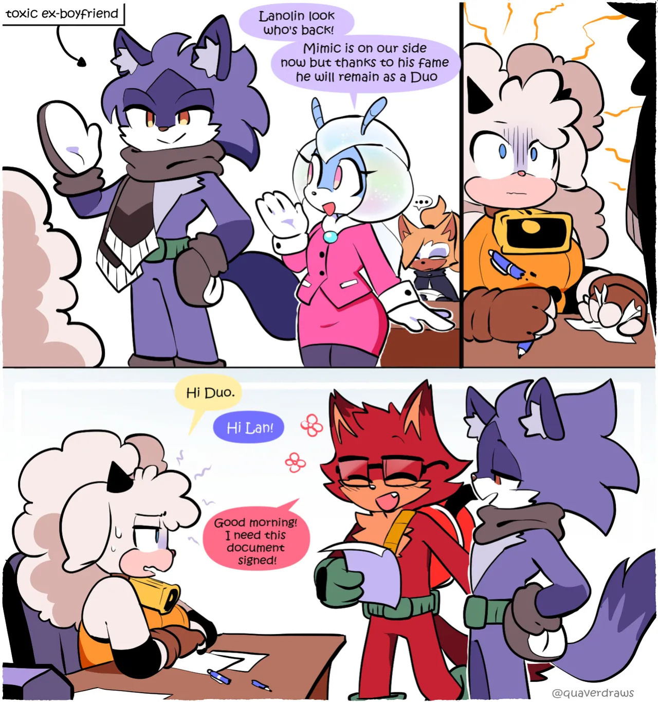 [QuaverDraws (QuaverNSFW)] Gadget x Lanolin