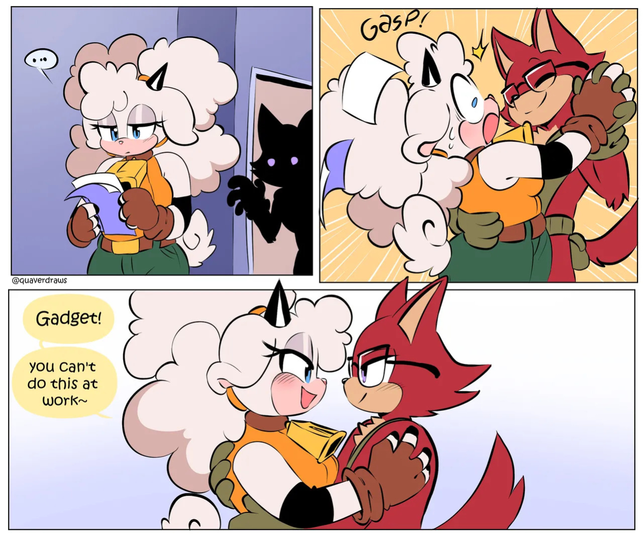 [QuaverDraws (QuaverNSFW)] Gadget x Lanolin