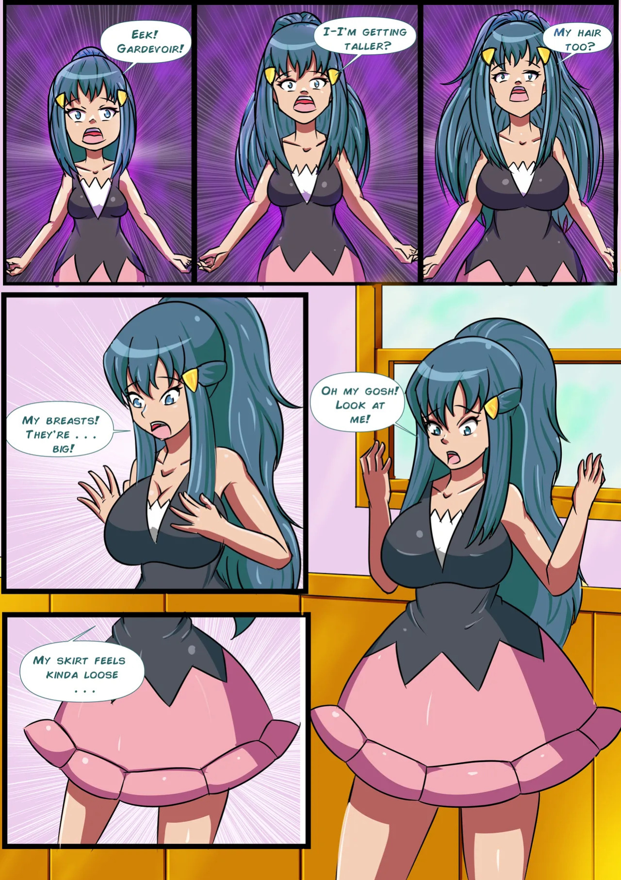 [Flechitas] Ashley and Dawn's Sexy Dress-up (Pokemon)