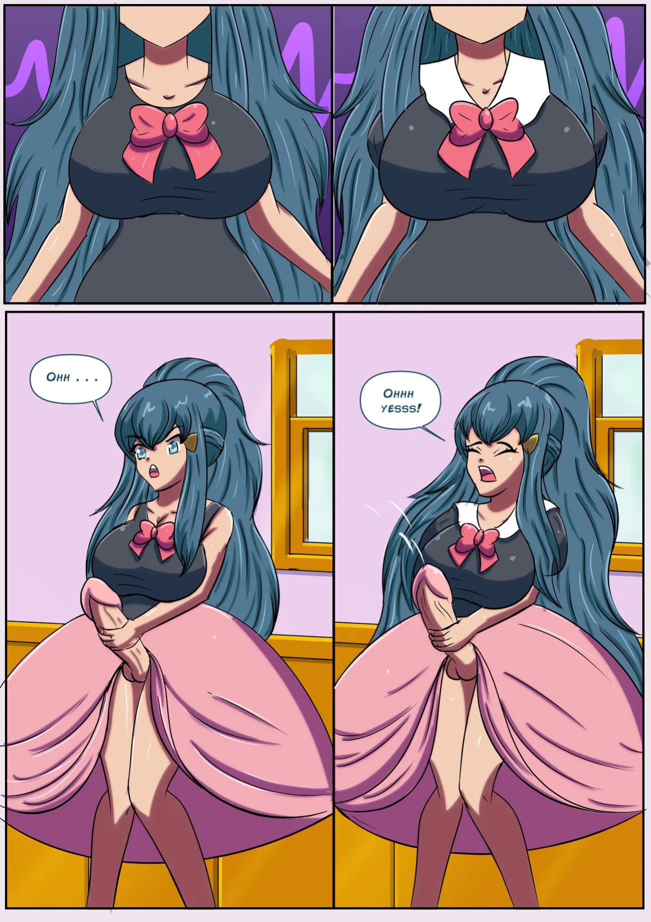 [Flechitas] Ashley and Dawn's Sexy Dress-up (Pokemon)