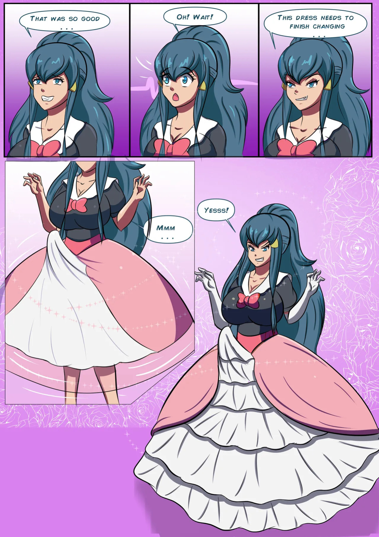 [Flechitas] Ashley and Dawn's Sexy Dress-up (Pokemon)