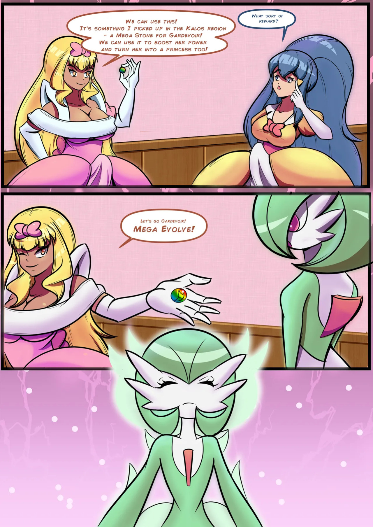 [Flechitas] Ashley and Dawn's Sexy Dress-up (Pokemon)