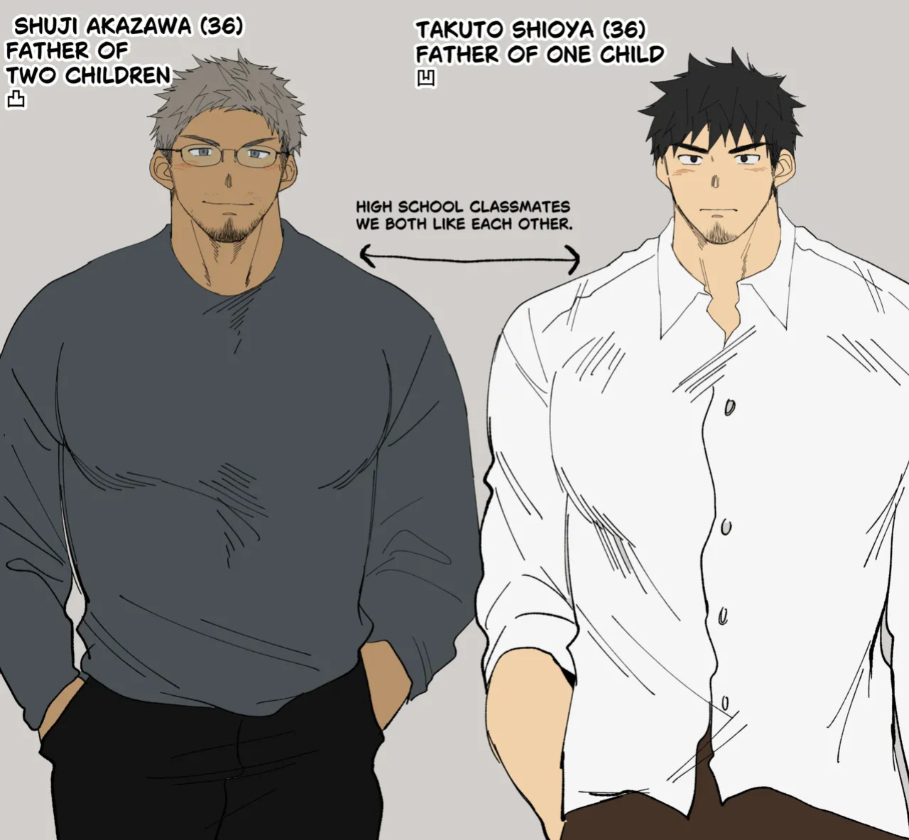 [Suikanotane (Hashikure Tarou)] Dad × Dad Reunion at the Class Reunion [en]