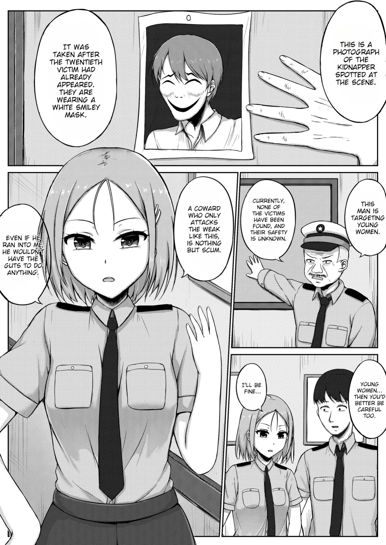 [Nisusu] Fukei to Kusuguri Yuukaihan | The Policewoman and the Tickling Kidnapper [English]