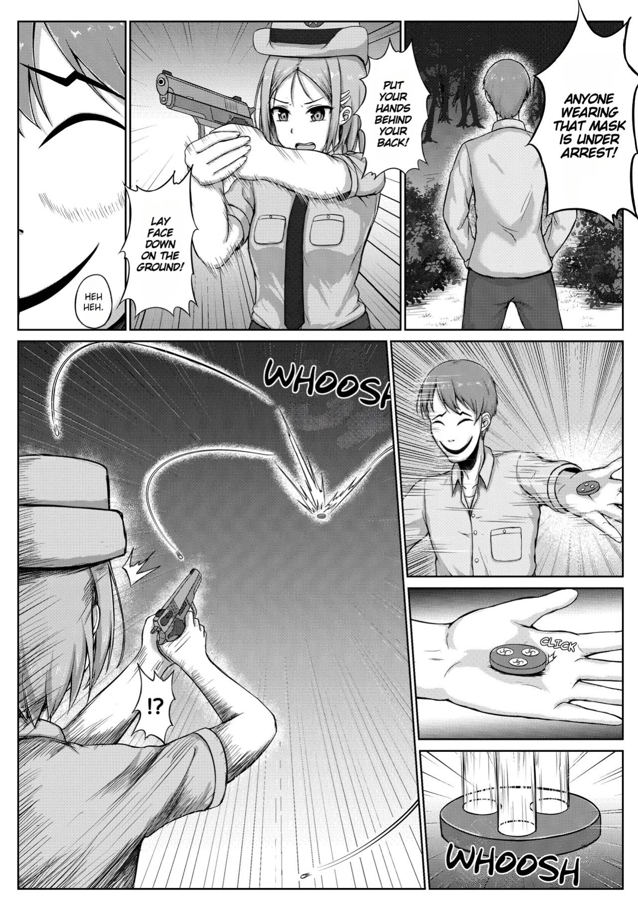 [Nisusu] Fukei to Kusuguri Yuukaihan | The Policewoman and the Tickling Kidnapper [English]