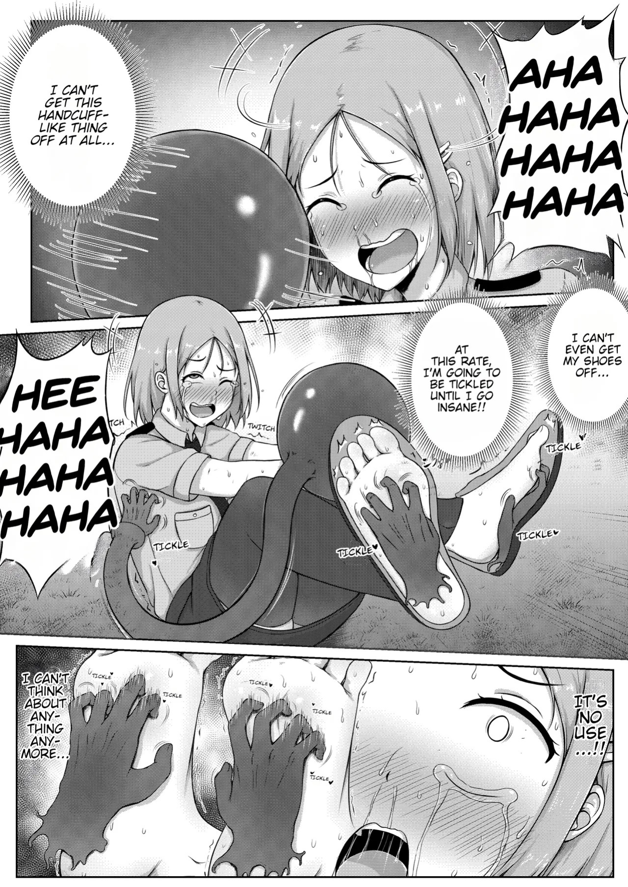 [Nisusu] Fukei to Kusuguri Yuukaihan | The Policewoman and the Tickling Kidnapper [English]