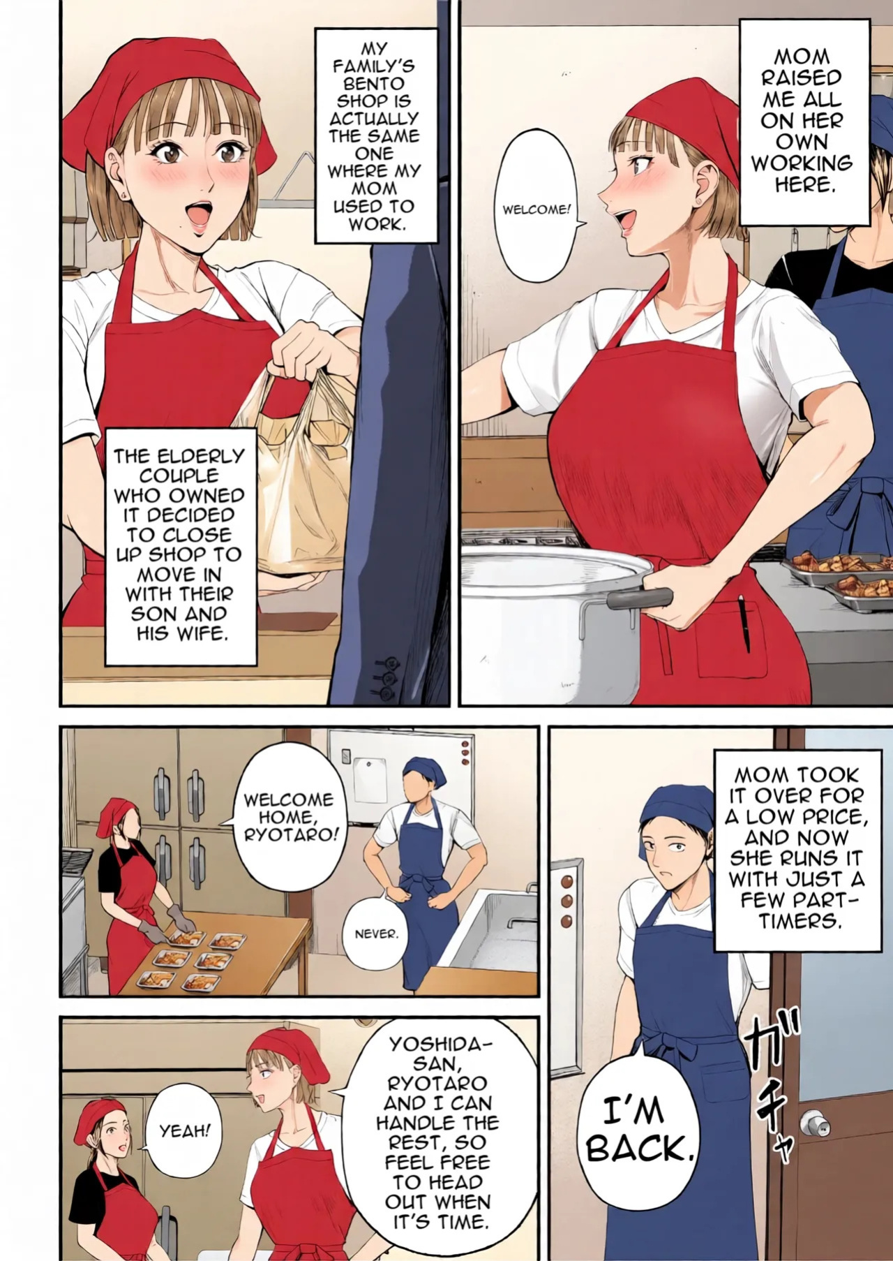 [Shiono Kou] Mother-Son Affair I really love my mom we're having sex today [English] [Colorized]