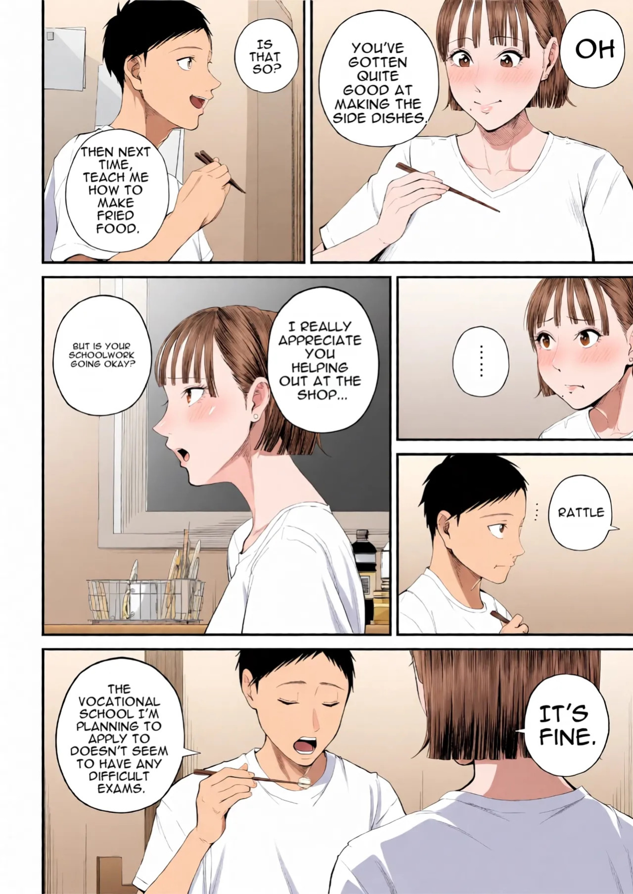 [Shiono Kou] Mother-Son Affair I really love my mom we're having sex today [English] [Colorized]