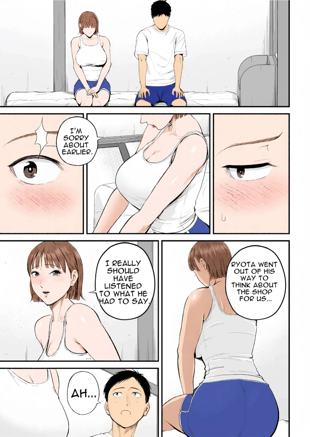 [Shiono Kou] Mother-Son Affair I really love my mom we're having sex today [English] [Colorized]