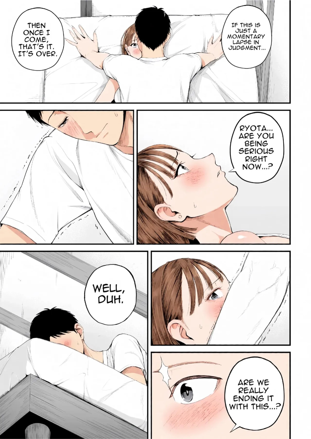[Shiono Kou] Mother-Son Affair I really love my mom we're having sex today [English] [Colorized]