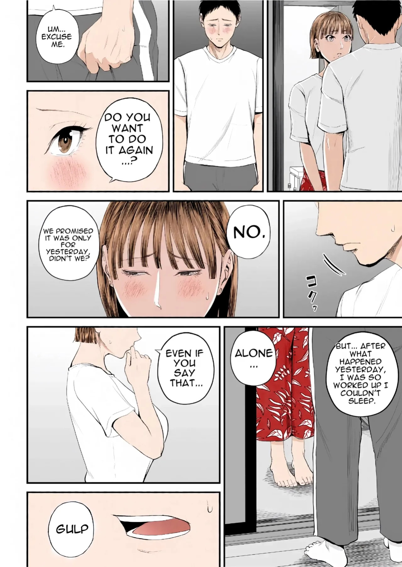 [Shiono Kou] Mother-Son Affair I really love my mom we're having sex today [English] [Colorized]