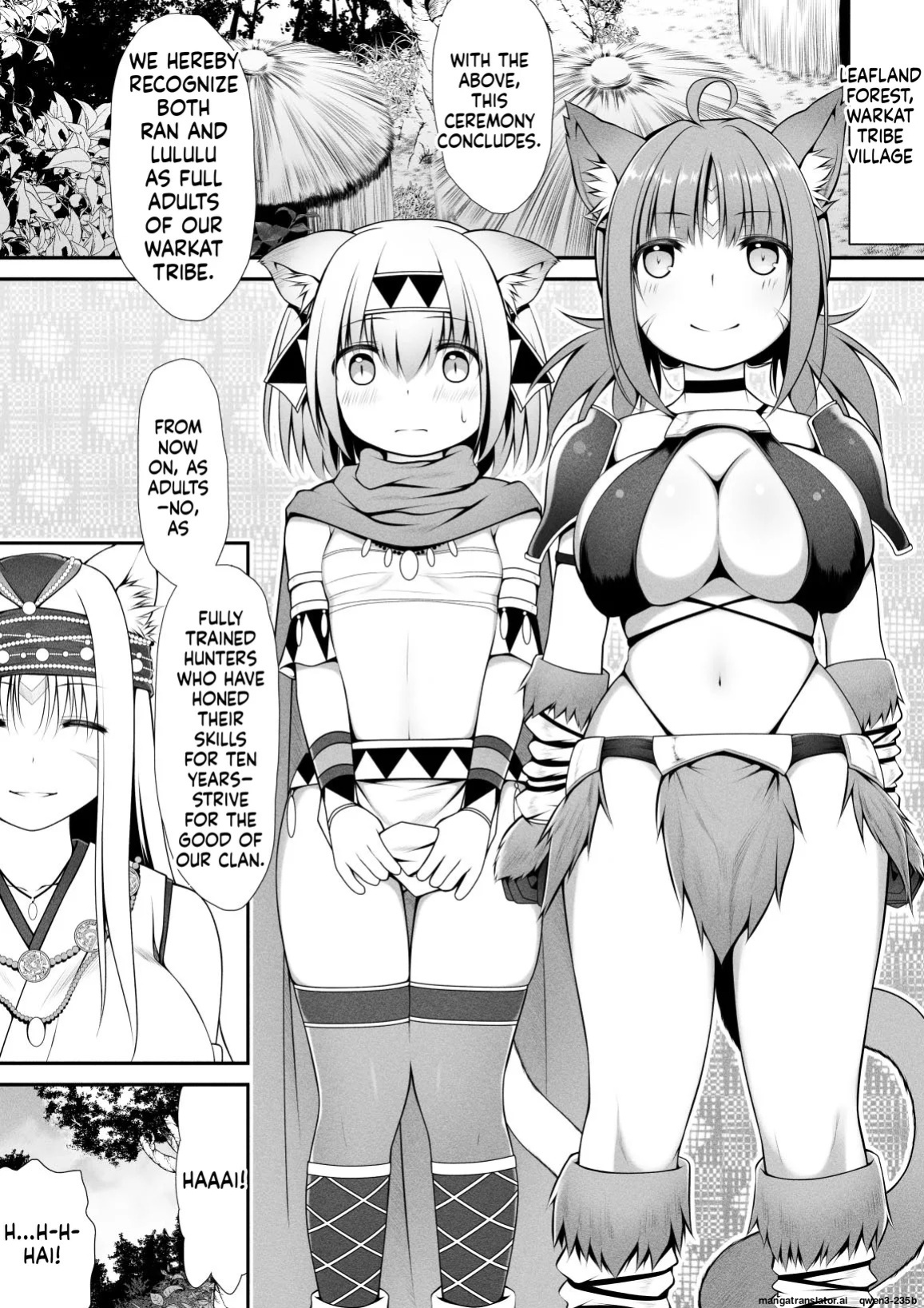 [Black Cocoon (Kuromayu)] Neko Karyuudo-chan wa Boukensha ni Akogareru (SCANMTL)