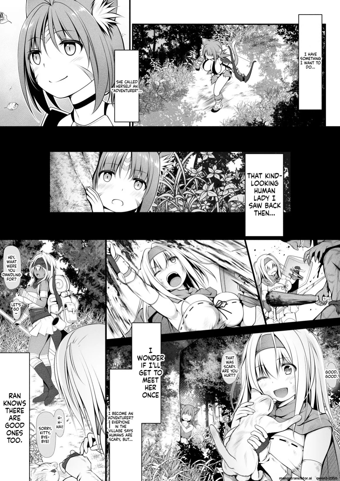 [Black Cocoon (Kuromayu)] Neko Karyuudo-chan wa Boukensha ni Akogareru (SCANMTL)