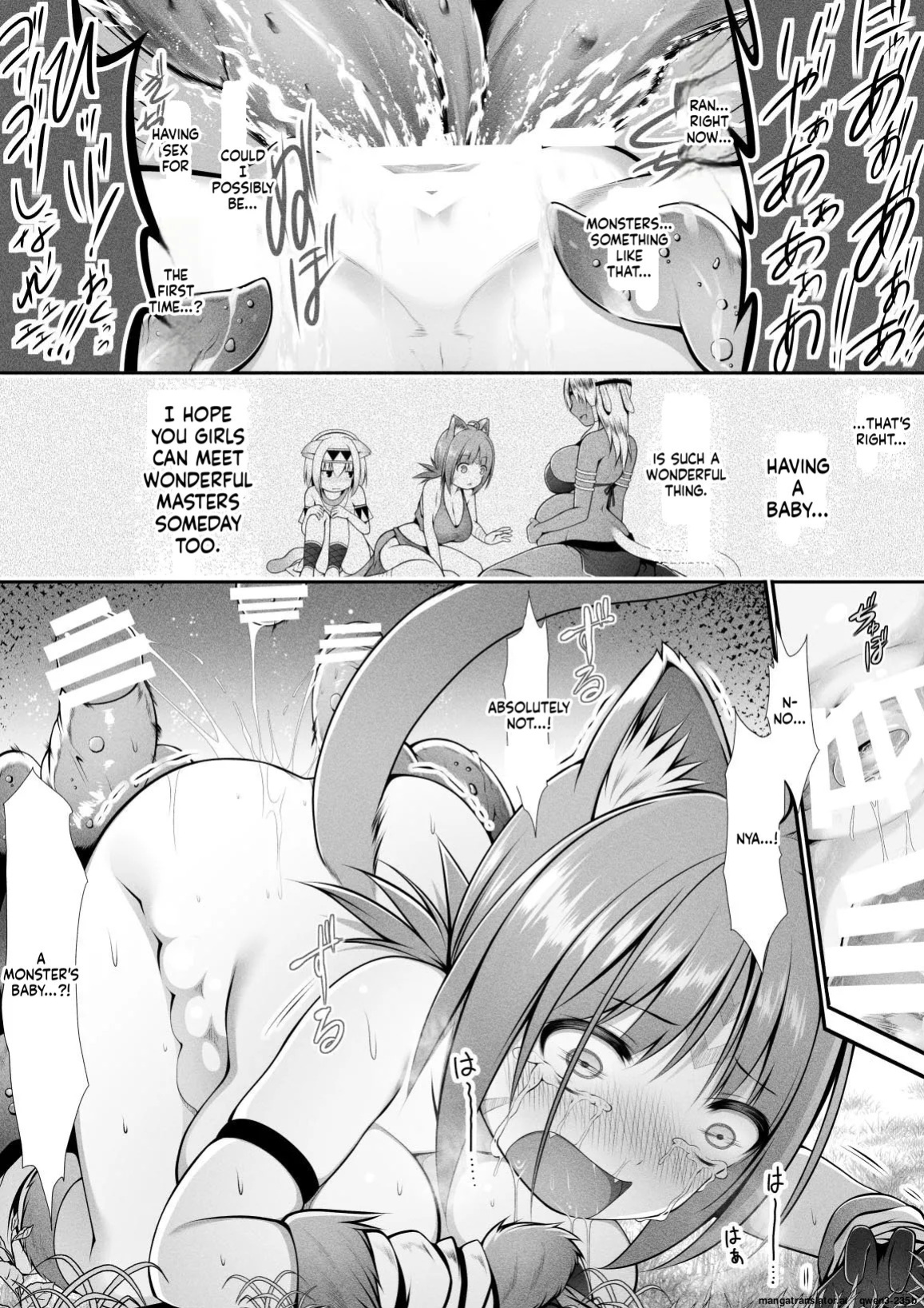 [Black Cocoon (Kuromayu)] Neko Karyuudo-chan wa Boukensha ni Akogareru (SCANMTL)