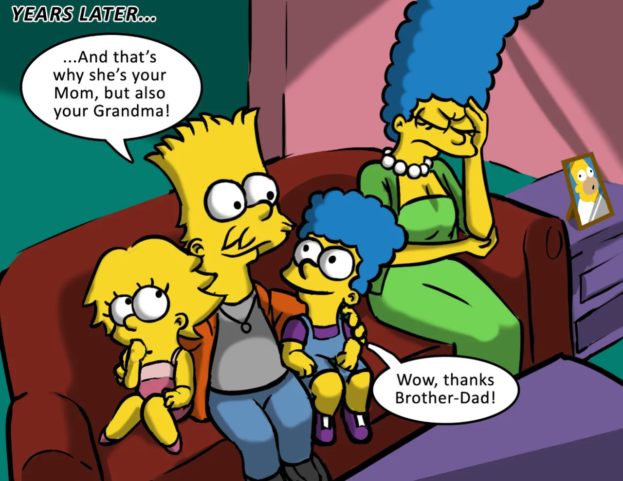 [Disgruntled Elemental] The Simpsons - Marge/Bart Comic