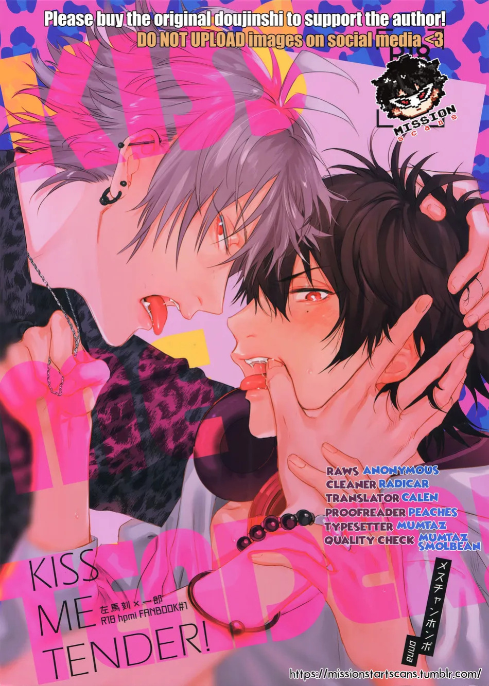 [mesuchanghonpo (onna)] Kiss Me Tender – Hypnosis Mic dj [Eng]