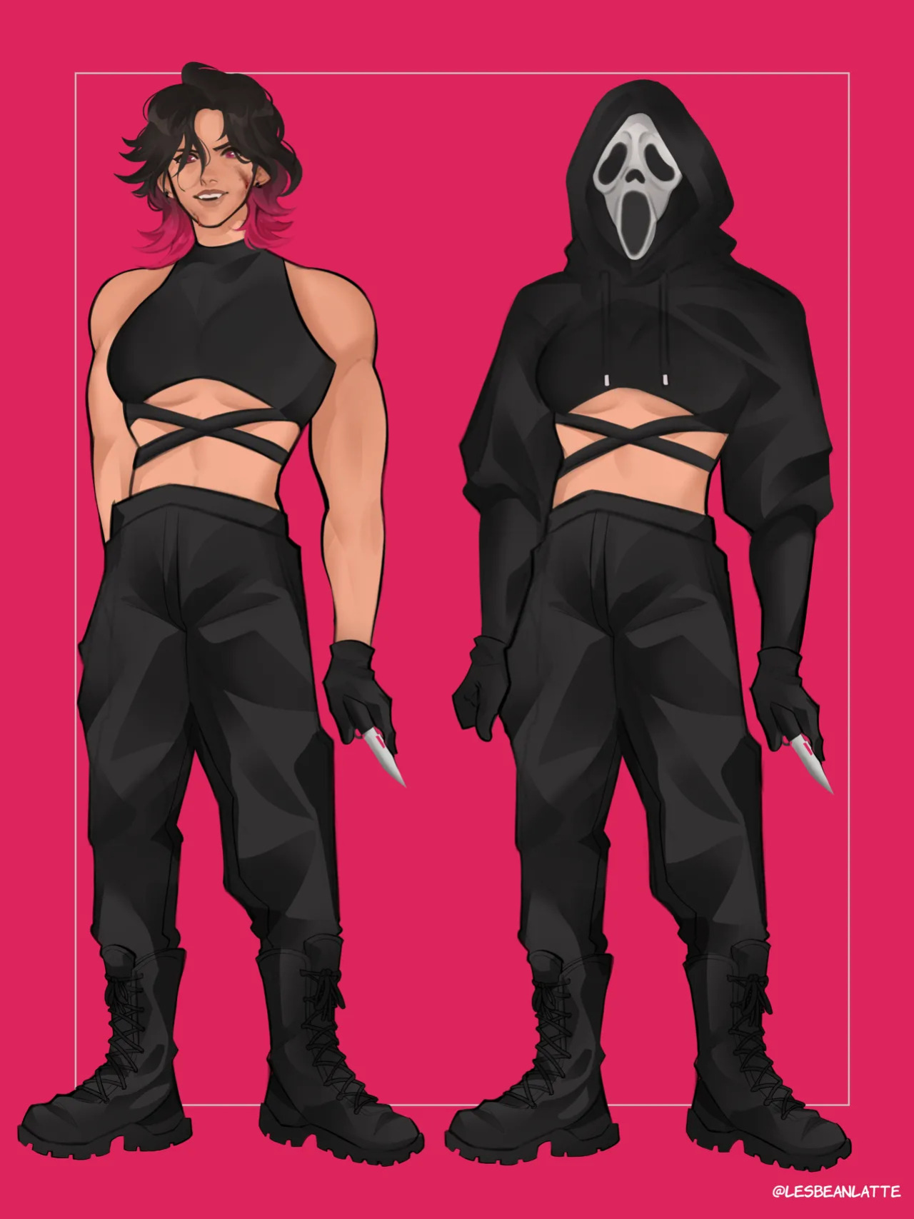 [Lesbeanlatte] Ghostface & Karlie (Scream)