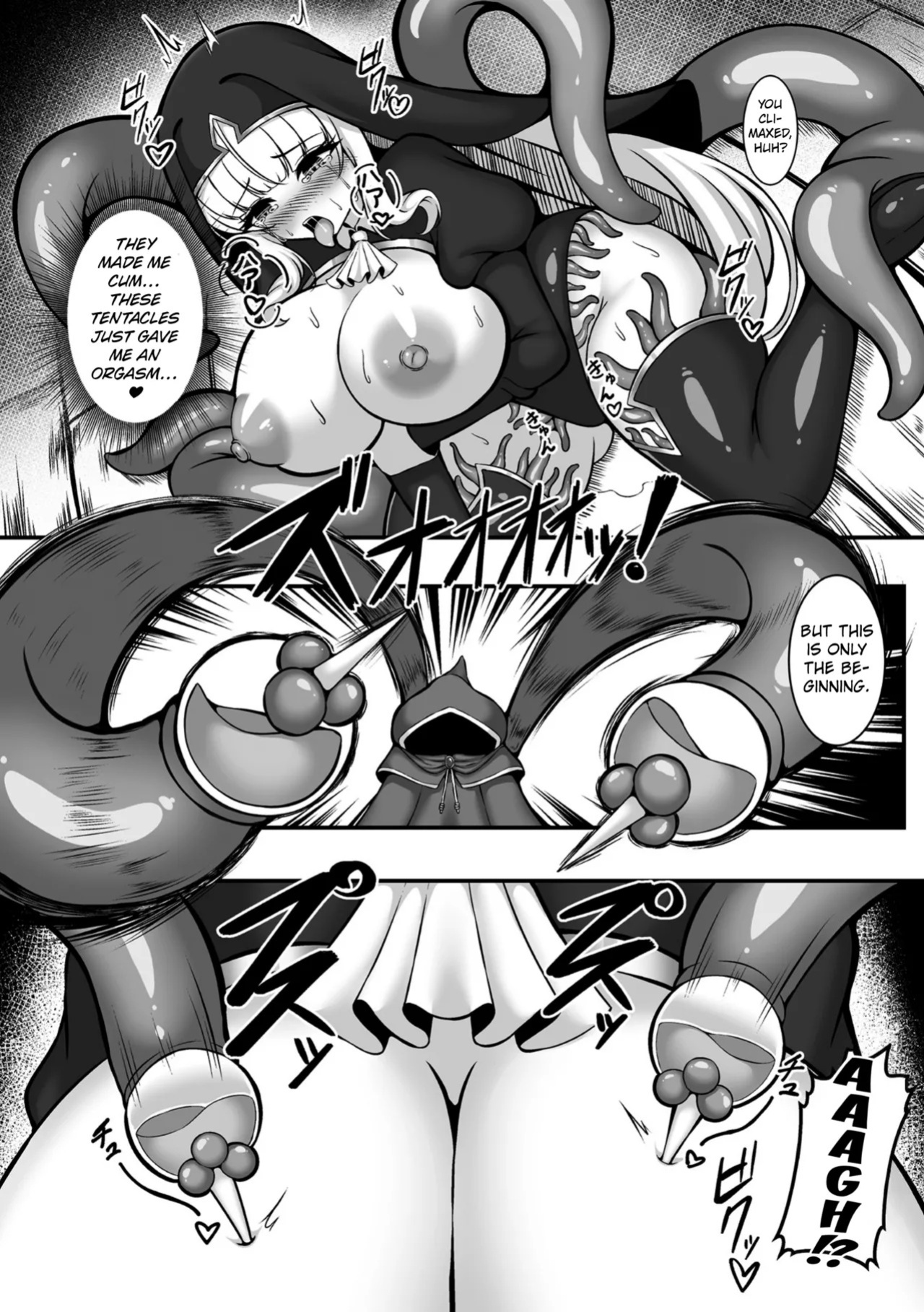 [Natsuhara Aru] The Exorcist Sister Freesia ([Anthology] 2D Comic Magazine Akuochi Shokushufuku Vol.1) [Digital] [English] [Kuraudo]