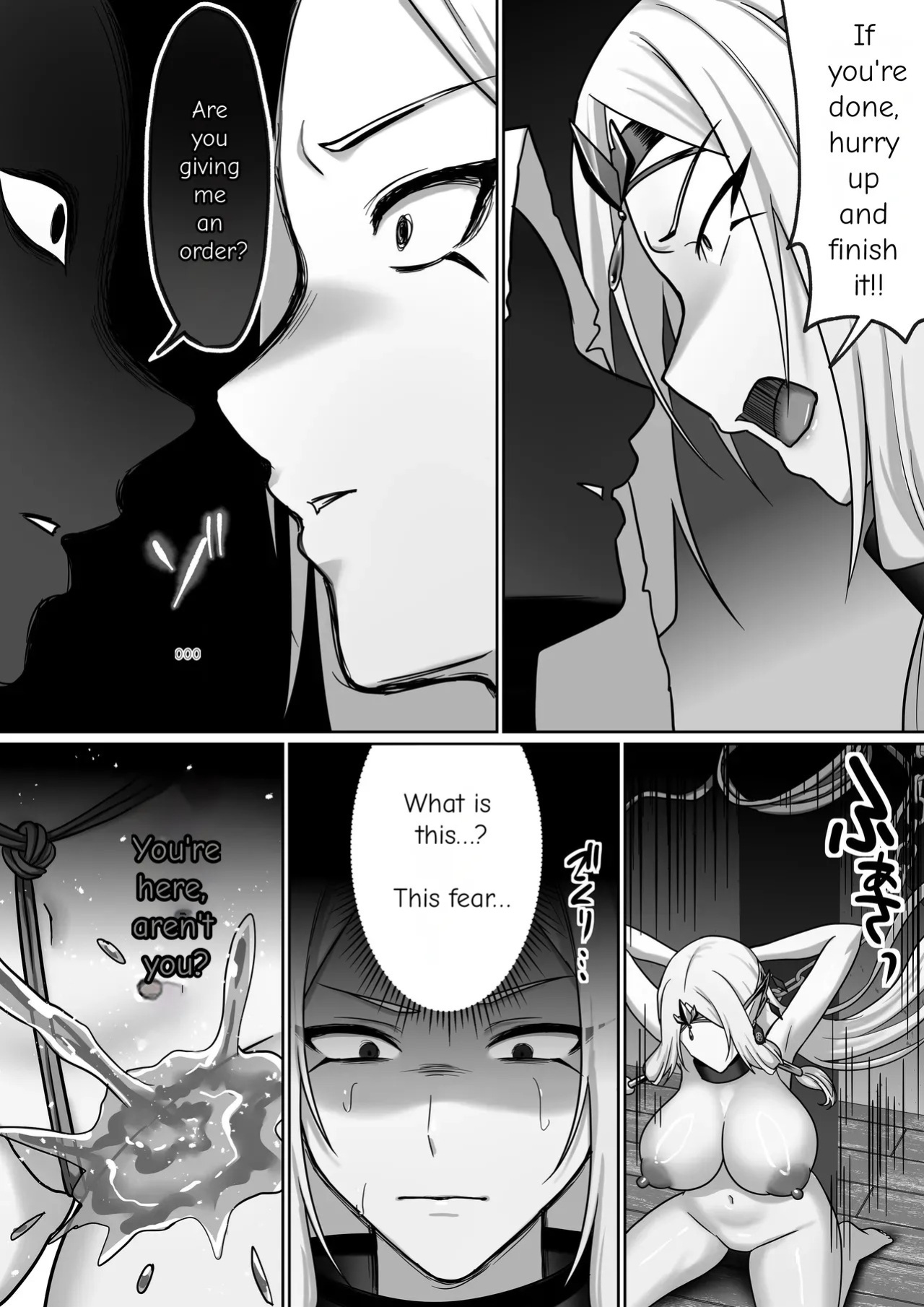[Poki no Ie (Pochikin, Chinpoki)] "Zettai Osu" Kanzen Seifuku (Kairaku Izon) ~Bakunyuu Elf Joou ga Ochiru made~ | Until the Big-Breasted Elf Queen Falls [English]