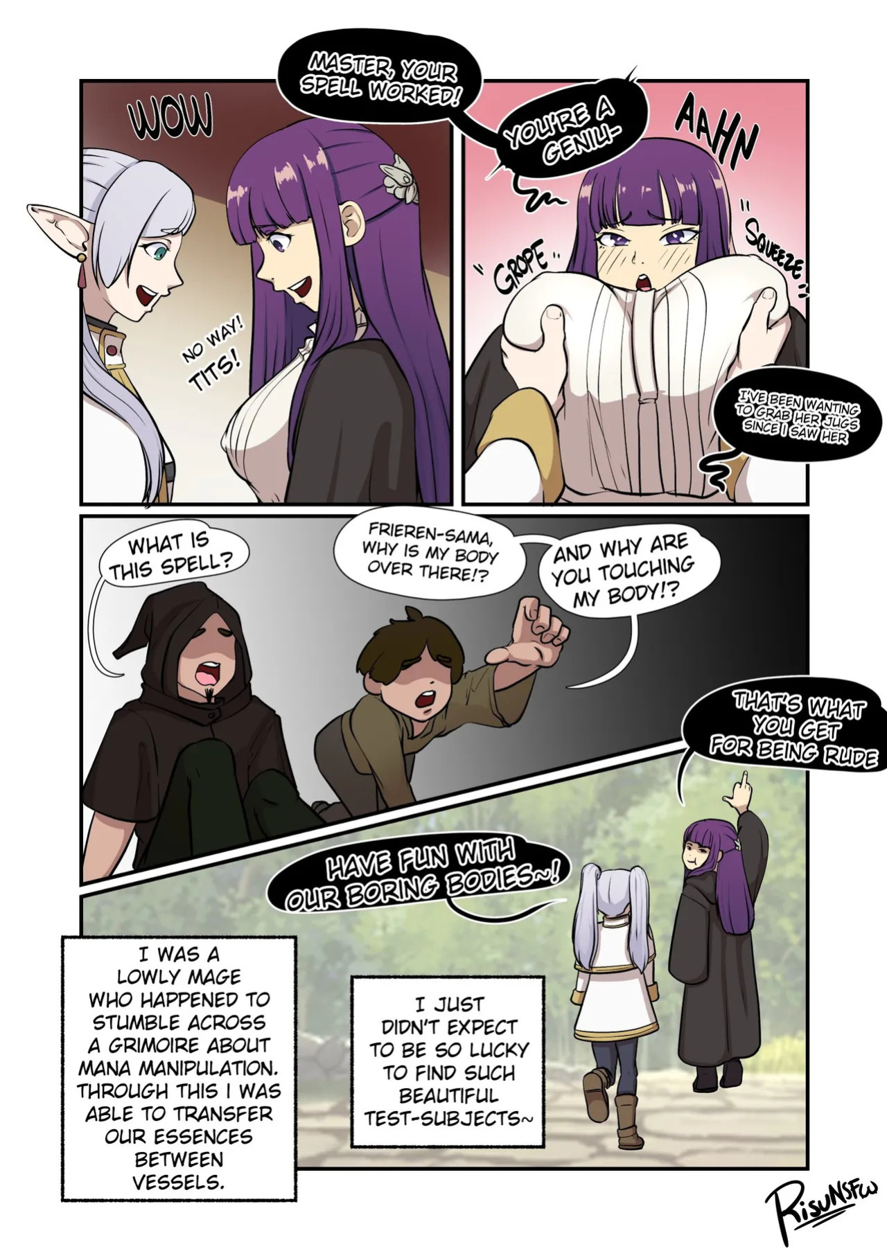 RisuNSFW - Frieren & Fern's Swap Spell