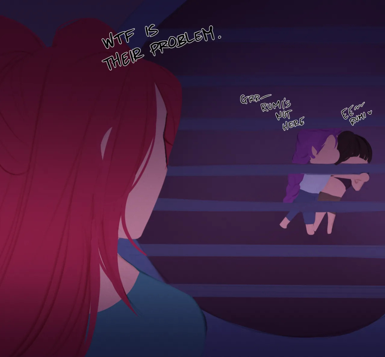 [Lesbeanlatte] Polytrix: Hunting / Gloryhole (KPop Demon Hunters)