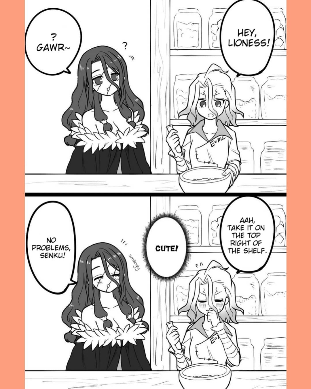 [momoirohory] TsukaSen Log (Dr.STONE)