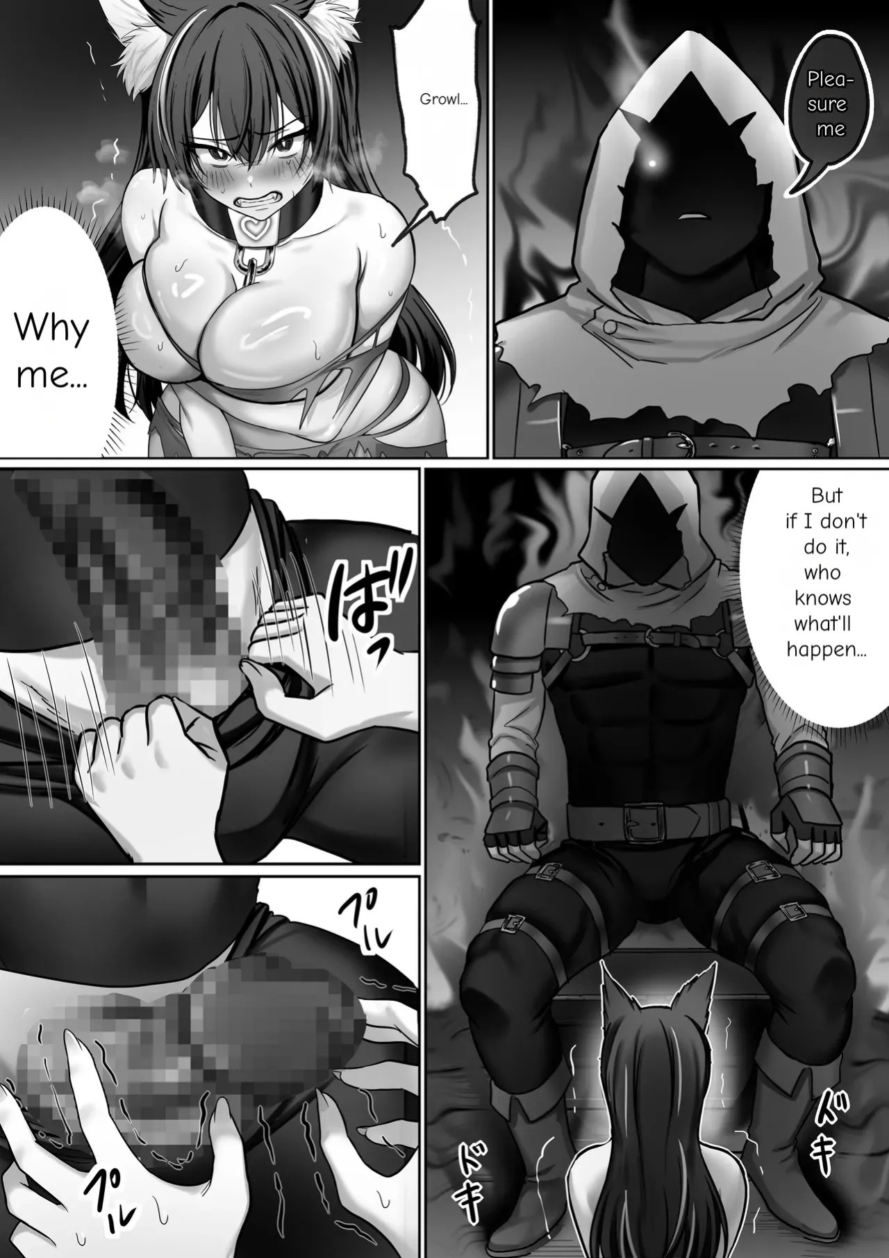 [Poki no Ie (Pochikin, Chinpoki)] "Zettai Osu" Kanzen Seifuku (Kairaku Izon) ~Bakunyuu Ookami Musume ga Mizukara Koshi o Furu made~ | Until the Big-Breasted Wolf Girl Starts Moving Her Hips on Her Own [English]