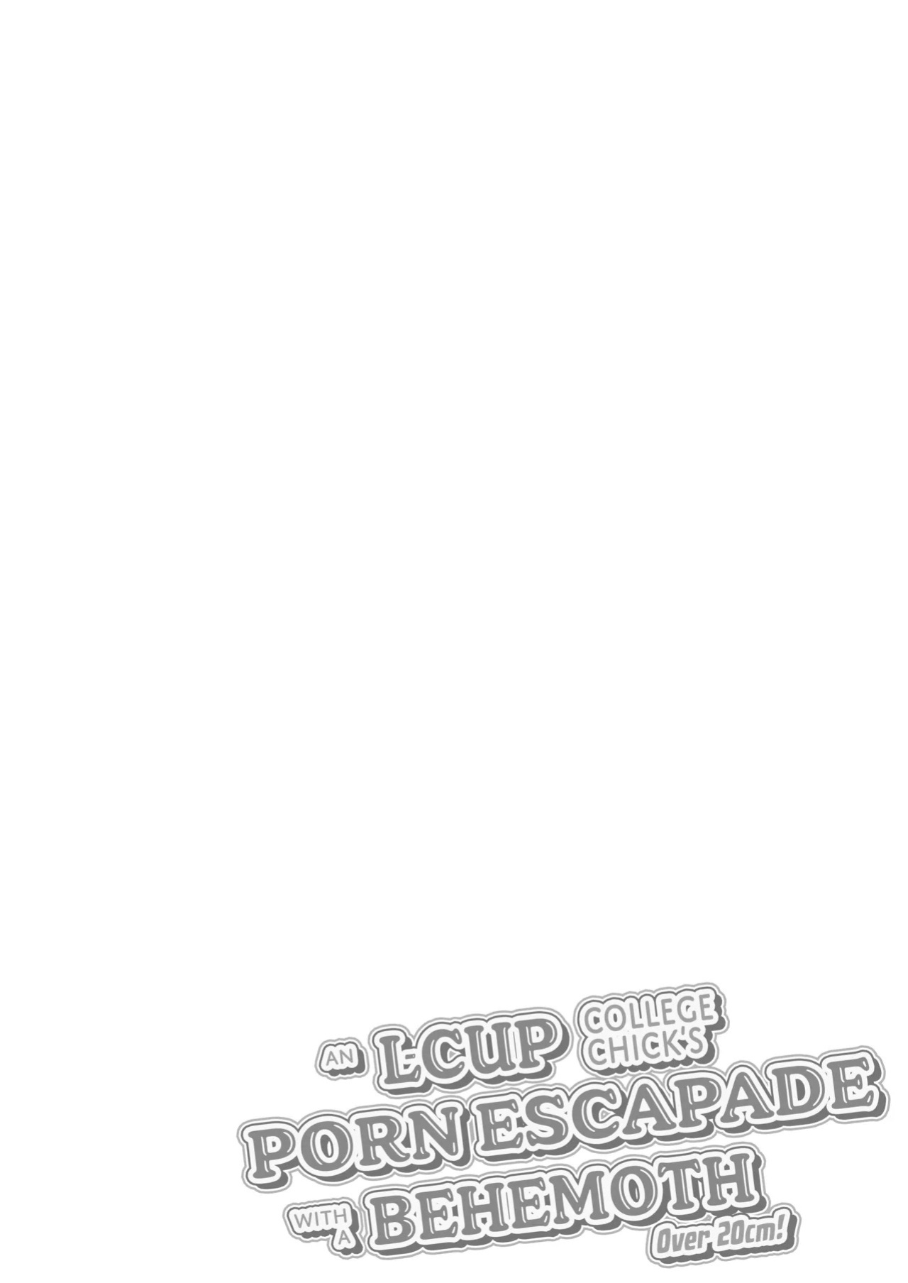 [Ichigo Crown (Yuzuri Ai)] L-Cup Joshidaisei 20cm Chou Dekachin de Doujin AV Debut ~Paizuri Hole de Asobo Hen~ | An L-Cup College Chick's Porn Escapade with a Behemoth - Paizuri Time [English] [Digital]