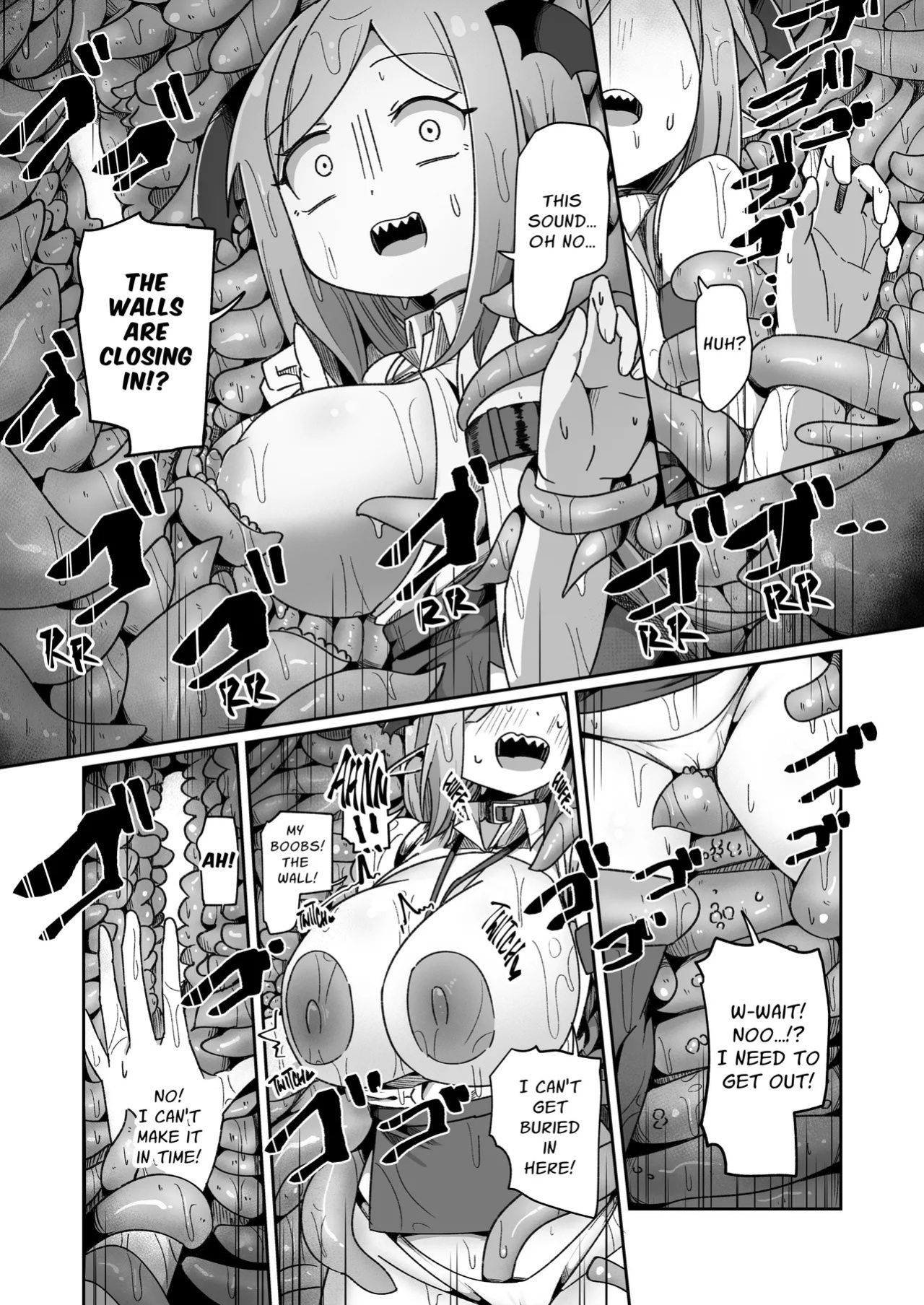 [Echie Kokufuku Aka (Monota)] Kaisha no Kane de Tsukutta Ero Dungeon de Soudai na Onani o Suru Monster Shain-chan | Embezzlement, Ho: Wagie Monster-chan Builds Her Very Own Goon Cave Dungeon [English] [grimalkin]