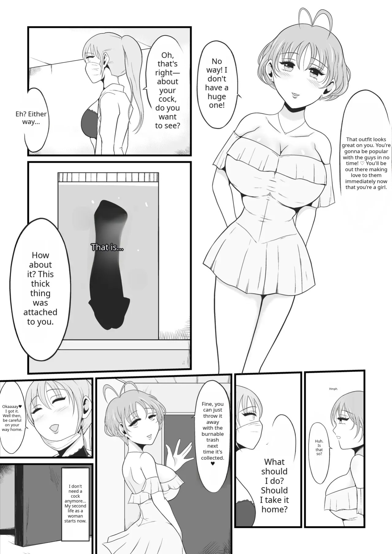 [Ikeneko-shokudou (Ikeneko)] [TS Pleasure Corruption] The Day "Ore" Became "Atashi" ~A Super-Realistic VR Feminization Naughty Vicarious Experience~
