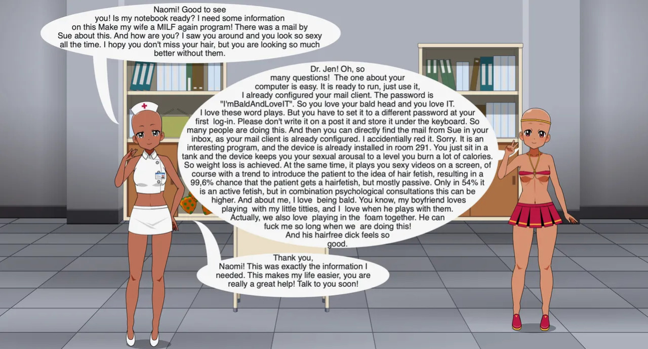 All Bald Hospital - 4 - Make My Wife a MILF again
