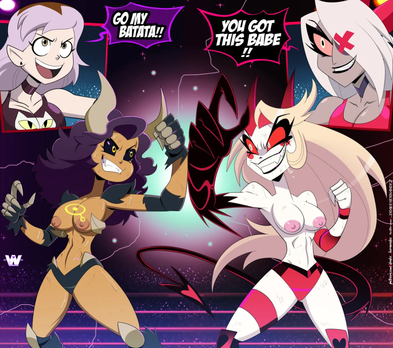 [DRAKE-HERNANDEZ] Chaggie vs Lumity (Hazbin Hotel/The Owl House)
