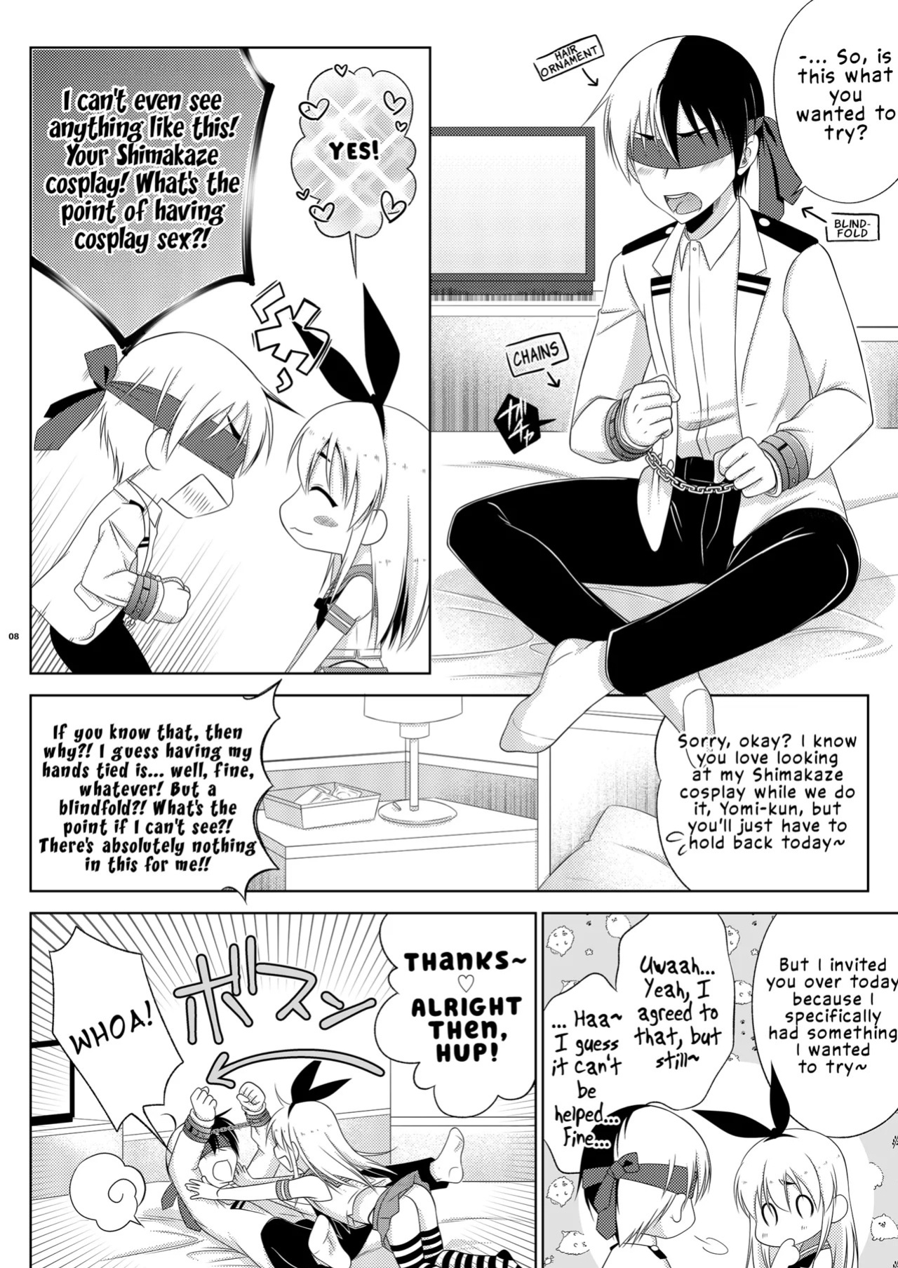 [Mariana Kaikou Kikaku (Mikami Hokuto)] Shimakaze-kun wa Ecchi no Shudouken ga Hoshii | Shimakaze-kun Wants the Initiative During Sex (Kantai Collection -KanColle-) [English] [LKK•Scans] [Digital]