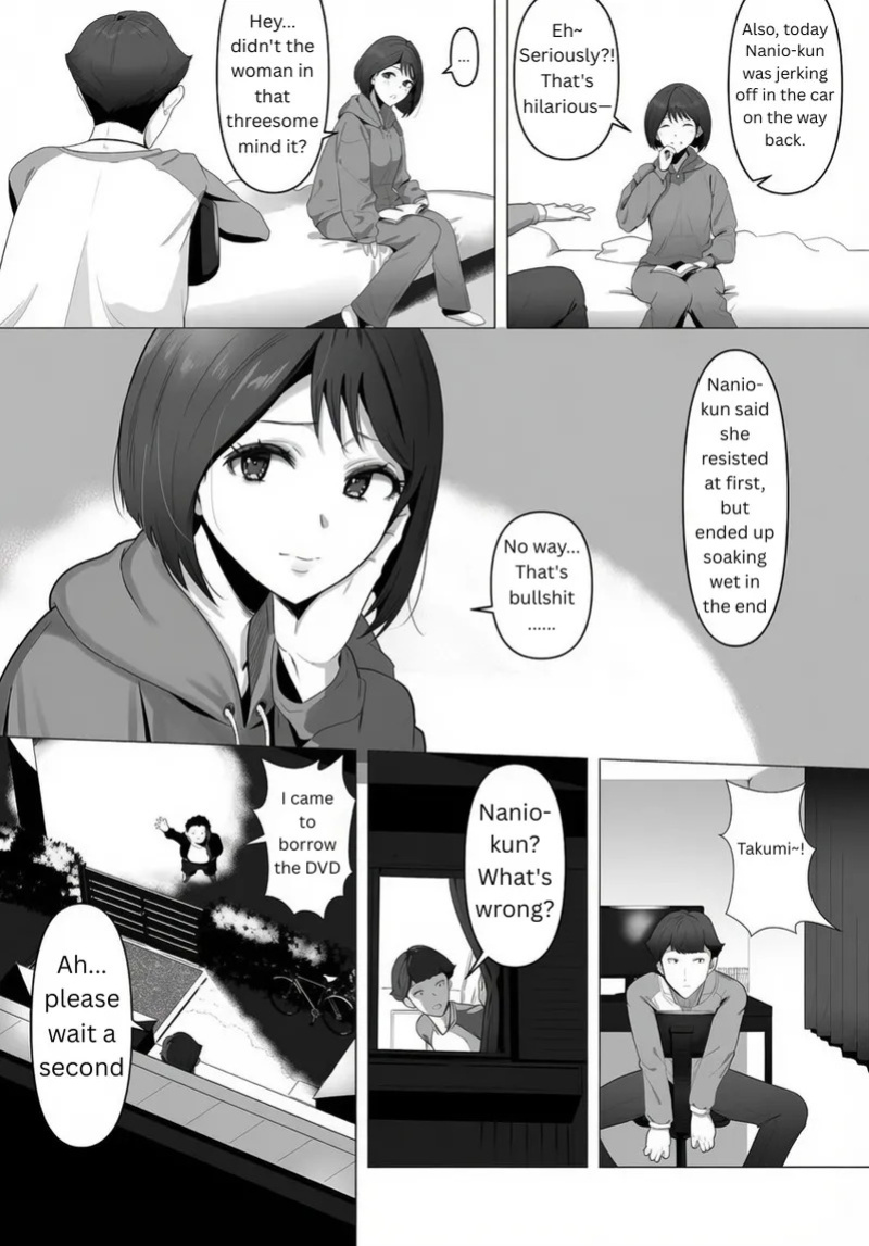 My childhood friend, right in front of my eyes... [Riaru (Chesuno)]
