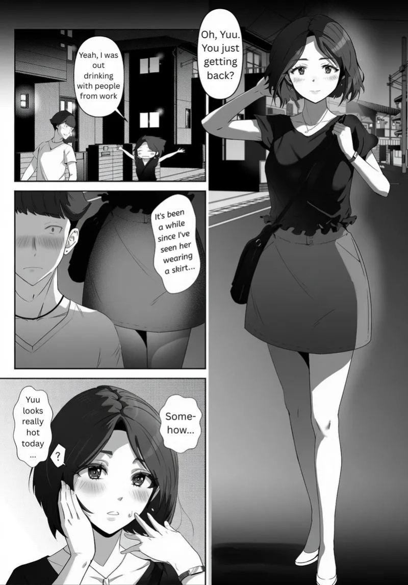 My childhood friend, right in front of my eyes... [Riaru (Chesuno)]
