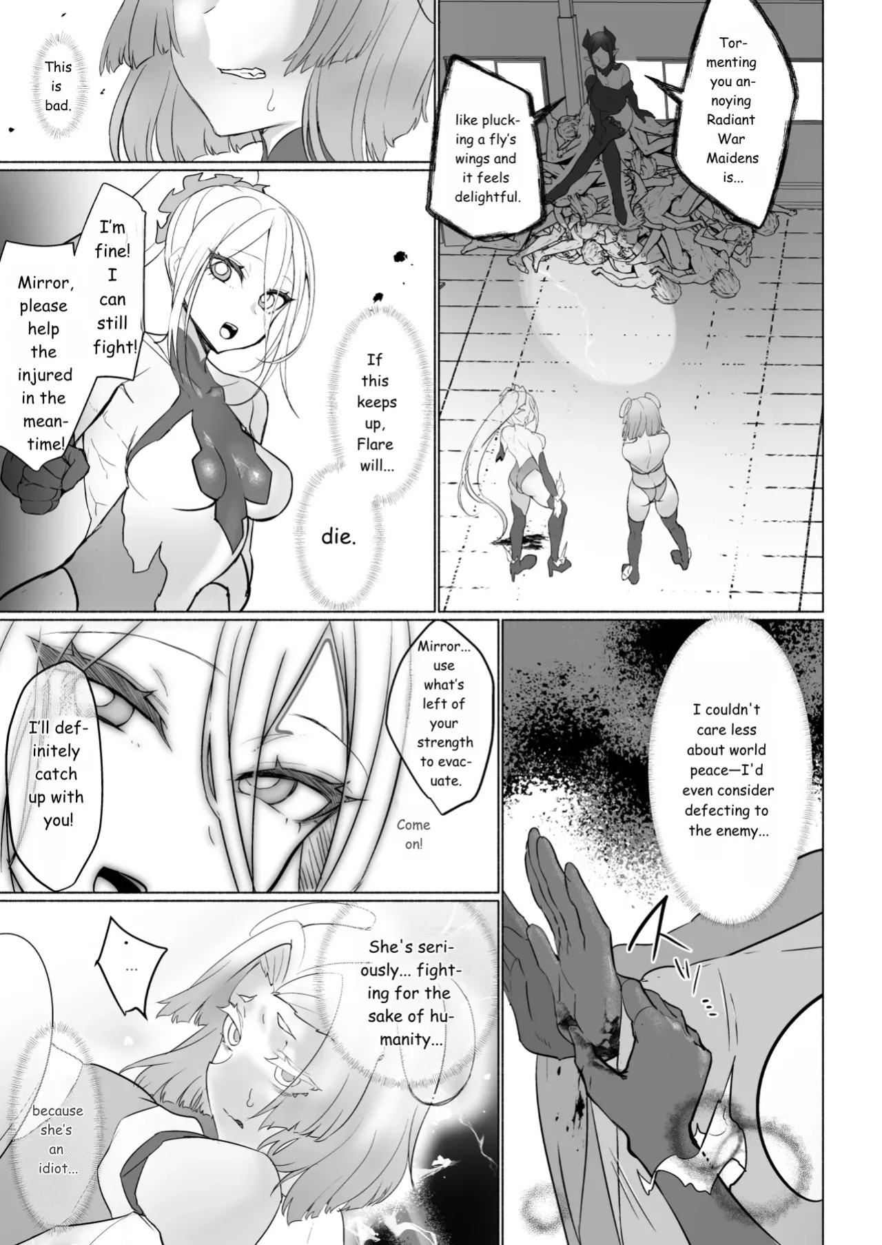 [Aburanabeshiki (puru)] Aku no Onna Kanbu Seigi Ochi Villian Cattle [Digital] [English] [MTL]