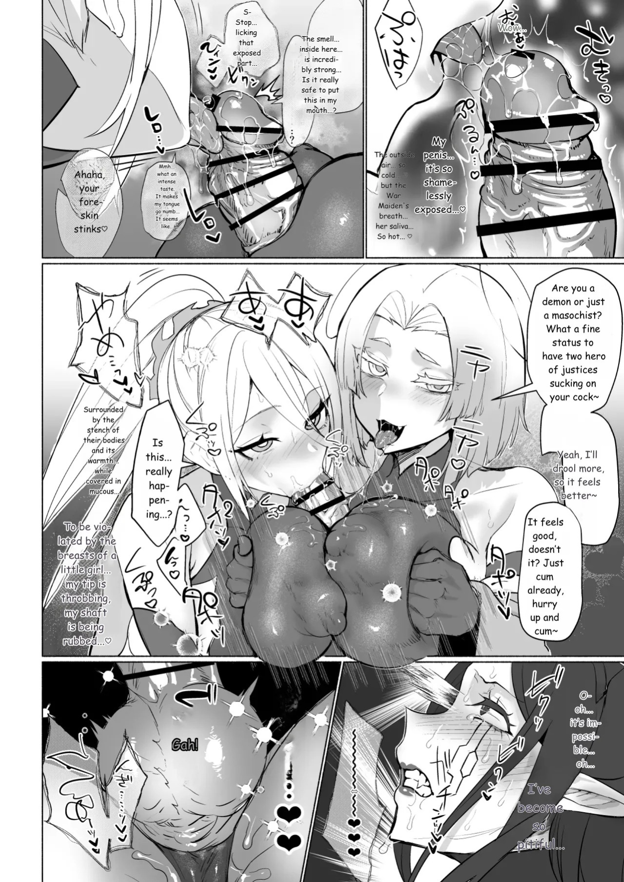 [Aburanabeshiki (puru)] Aku no Onna Kanbu Seigi Ochi Villian Cattle [Digital] [English] [MTL]