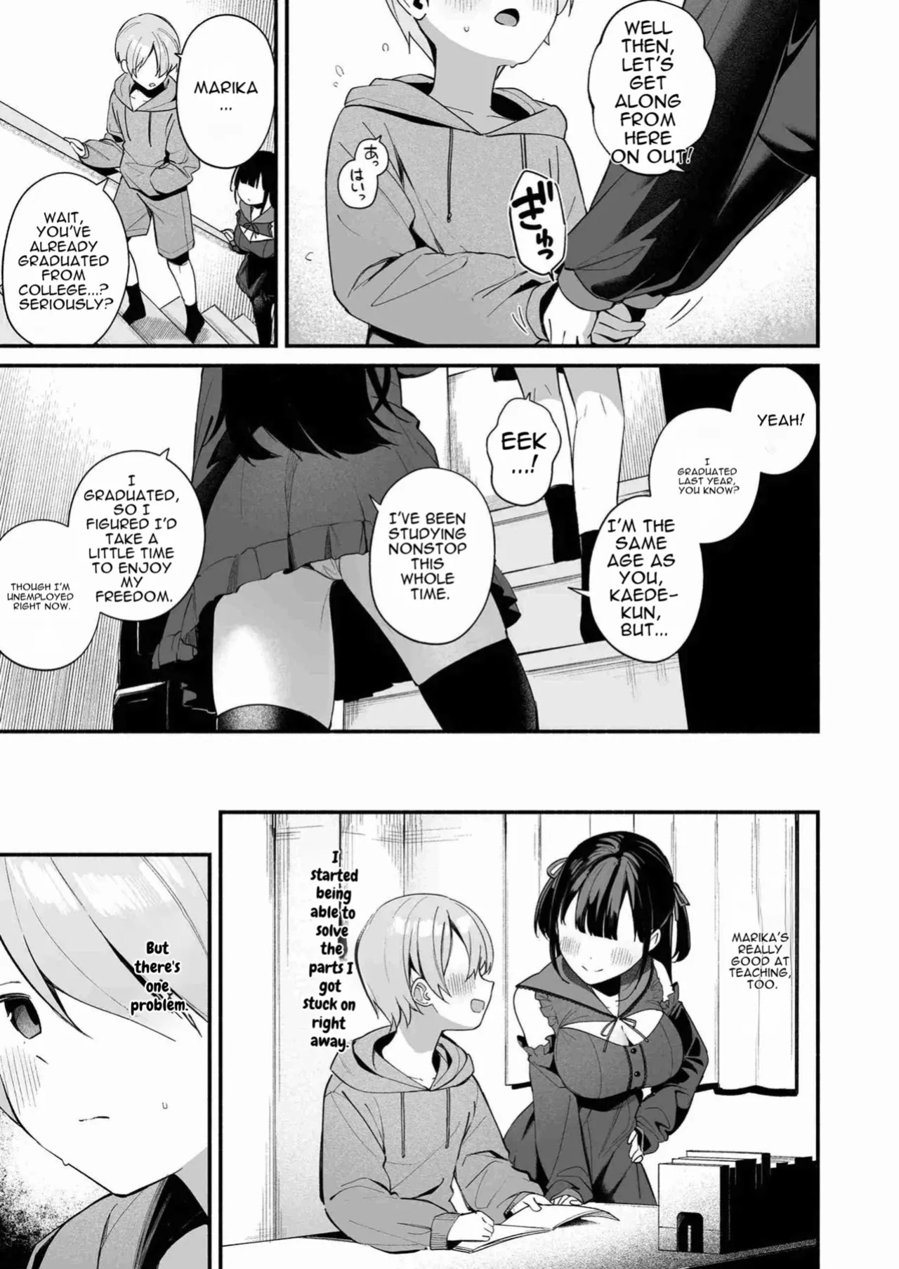 [Menbow Federation (Menbow)] Erosugiru Jiraikei Kateikyoushi ni Kimochi Ii Koto mo Zenbu Oshiete Morau Hanashi [Digital] [English]