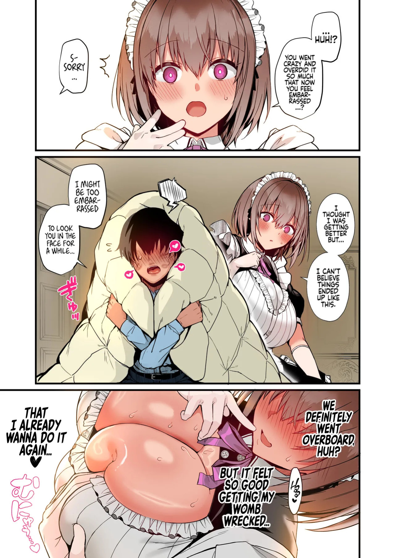 [Flock Blue (Blue_Gk)] Love Maid -Yasashikute Amaama na Kyonyuu Ero Maid San to SEX Shimakuru Ohanashi- [English] [Colorized] [Digital]