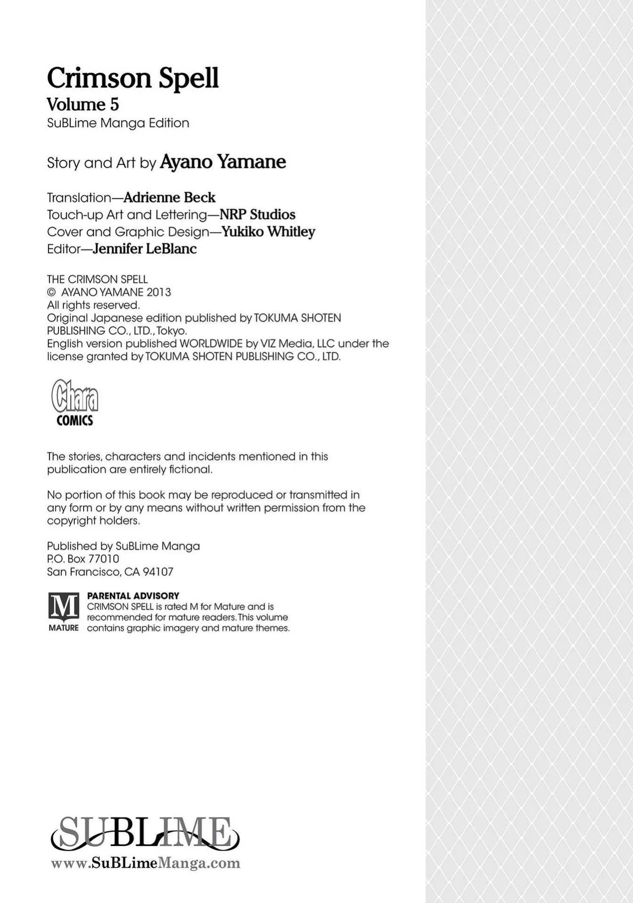 [Yamane Ayano] Crimson Spell, Vol. 5 {EN}