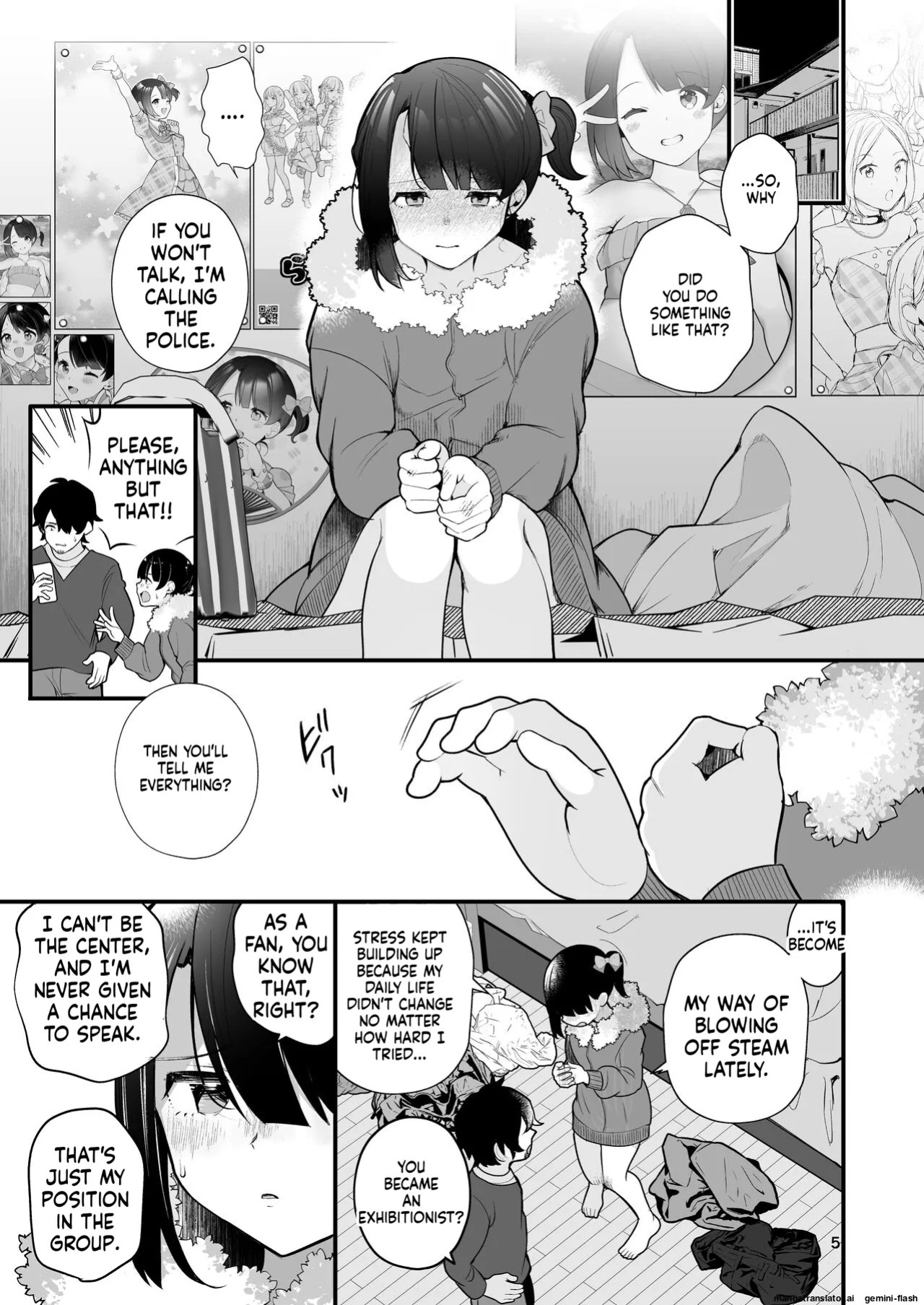 [Agenasu (Kari) (Nagase Tooru)] Oshi no Idol ga Roshutsukyou datta Ken. [English] [MTL] [Digital]