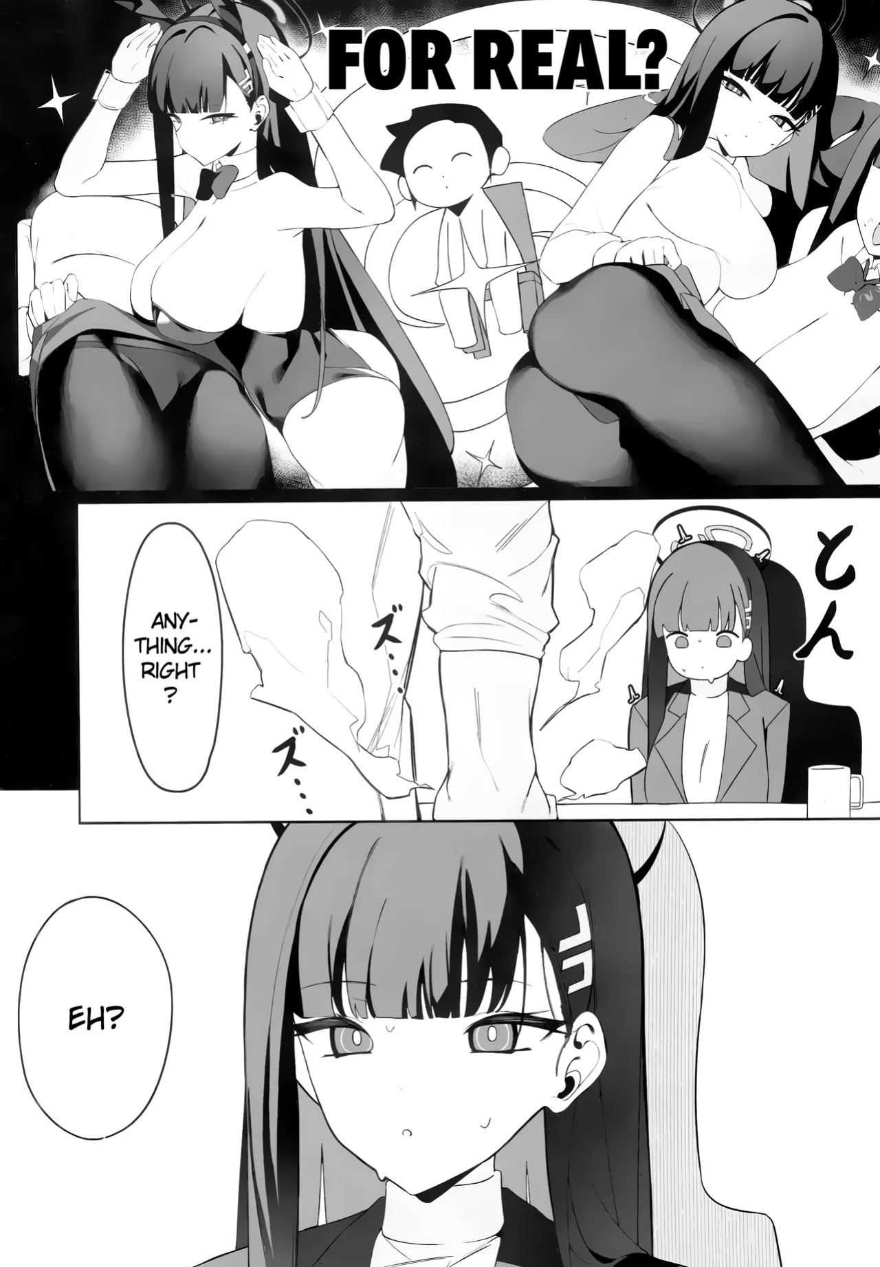 (C104) [Happy Mayonnaise (Asla)] Rio Kaichou no Shazai Sex | President Rio's Apology Sex (Blue Archive) [English]