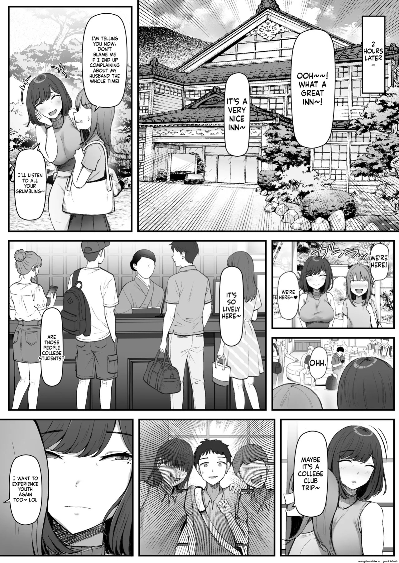 [Nhoo Chitai (Emasson)] Ippaku Futsuka, Mama Yamemasu. [English]