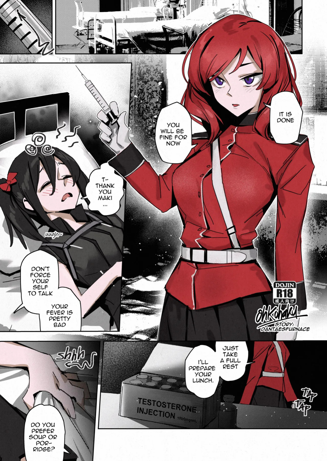 [ohkohaku] Gudako and Nightingale [NicoMaki] (Love Live!) [English]