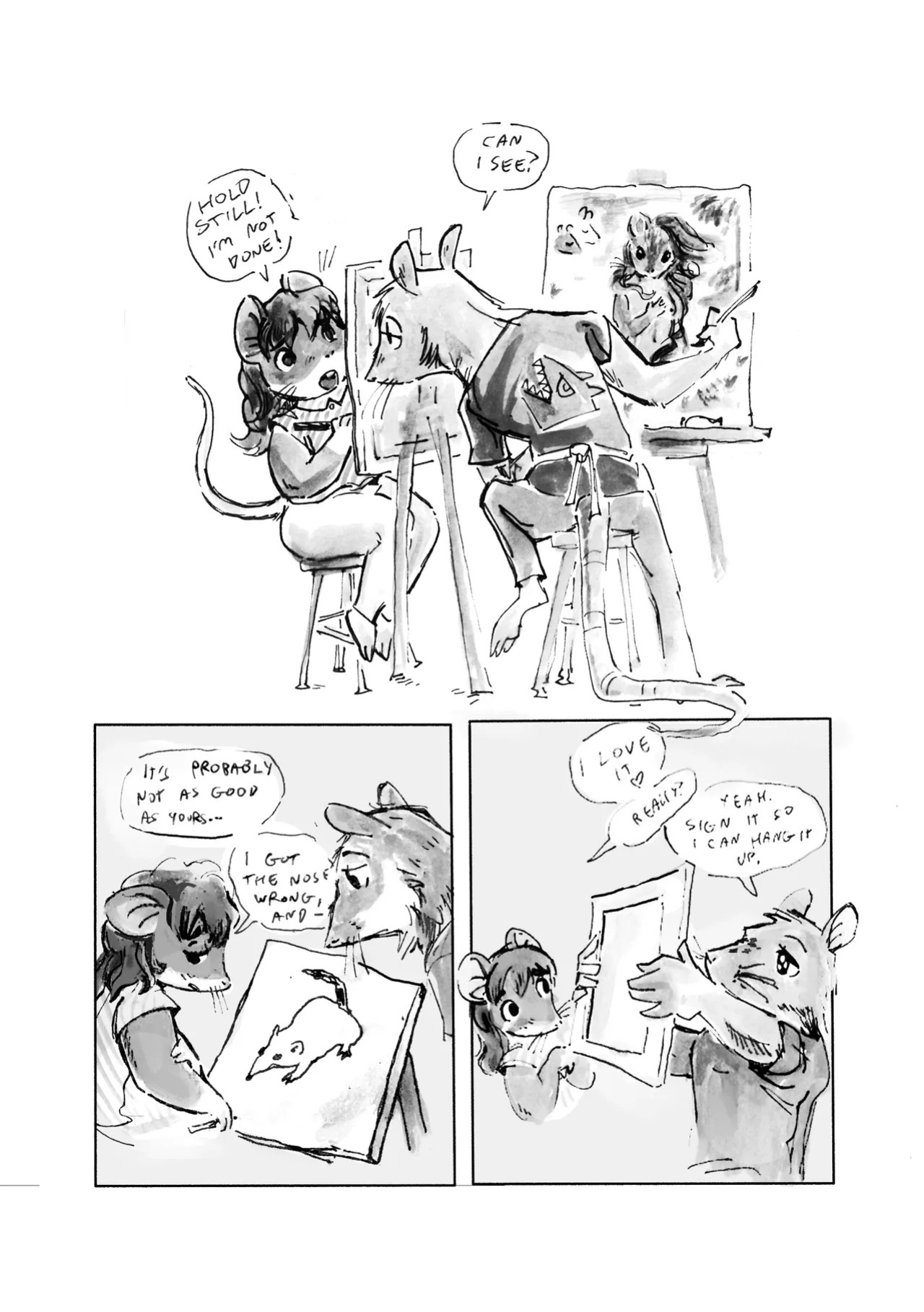 [Bedupolker] From Under the Aspen Grove (A Mouseworld Comic Compilation)